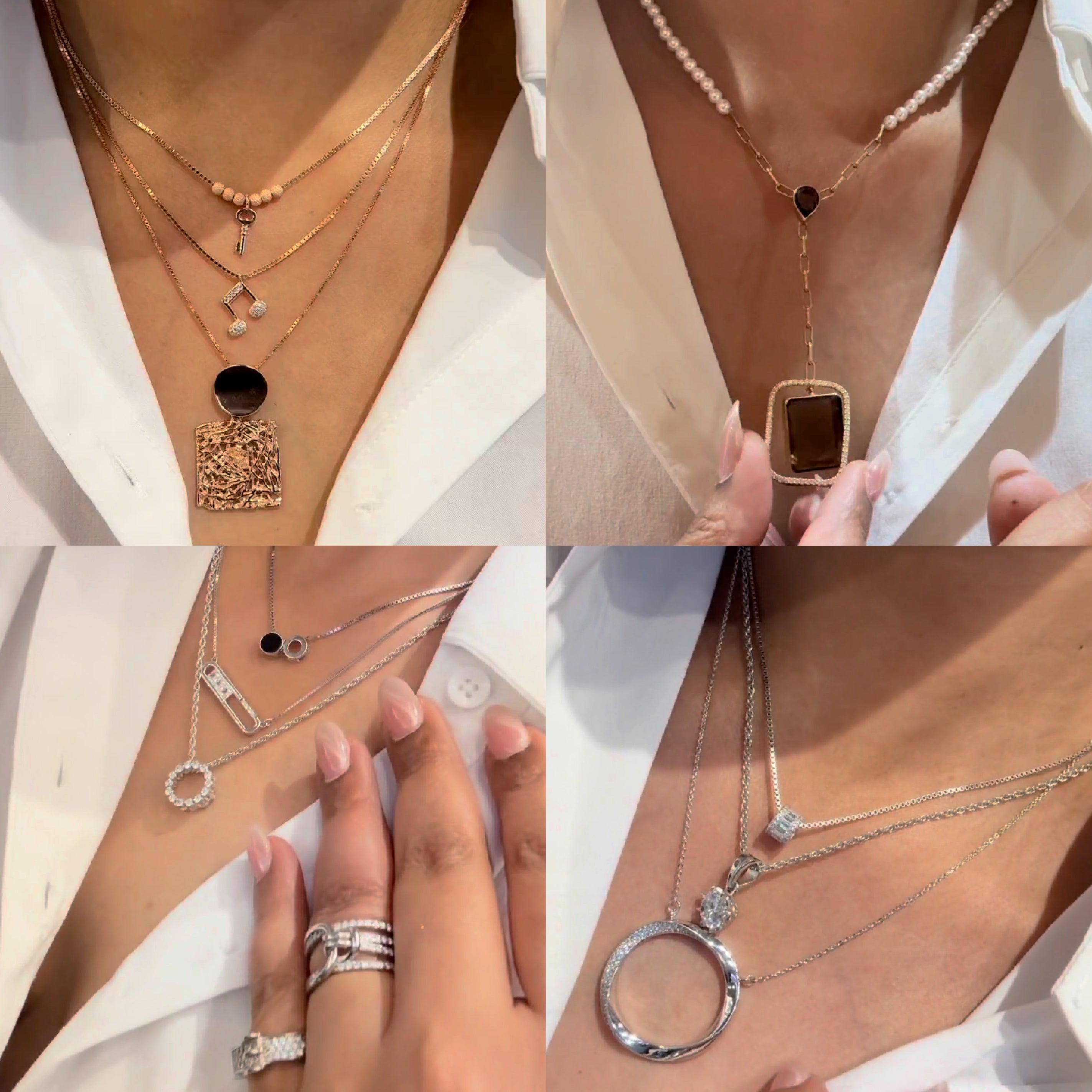 Go Big or Go Home: How to Layer Jewellery Like a Pro