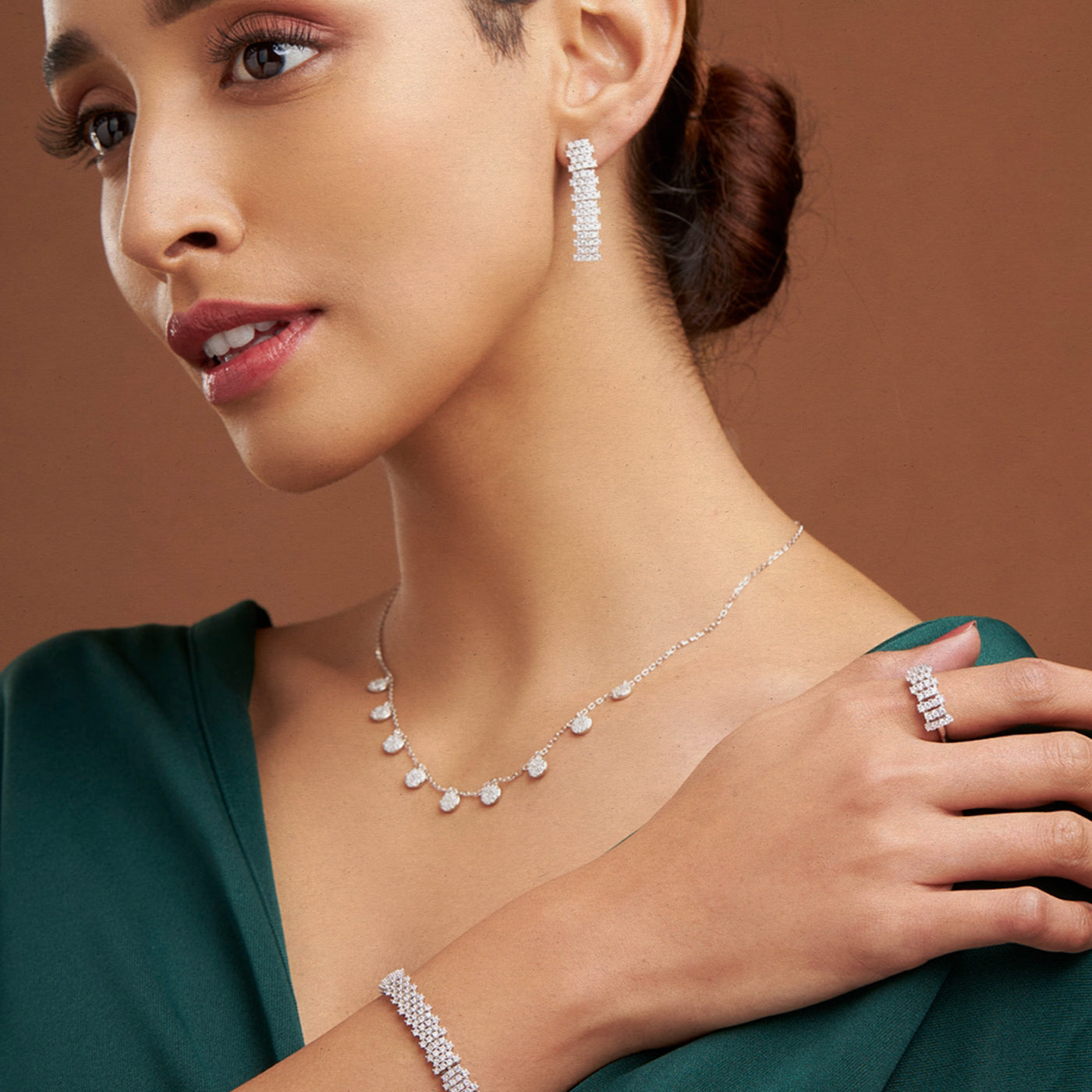 Elegant Silver Jewellery Set| crash.club by CKC