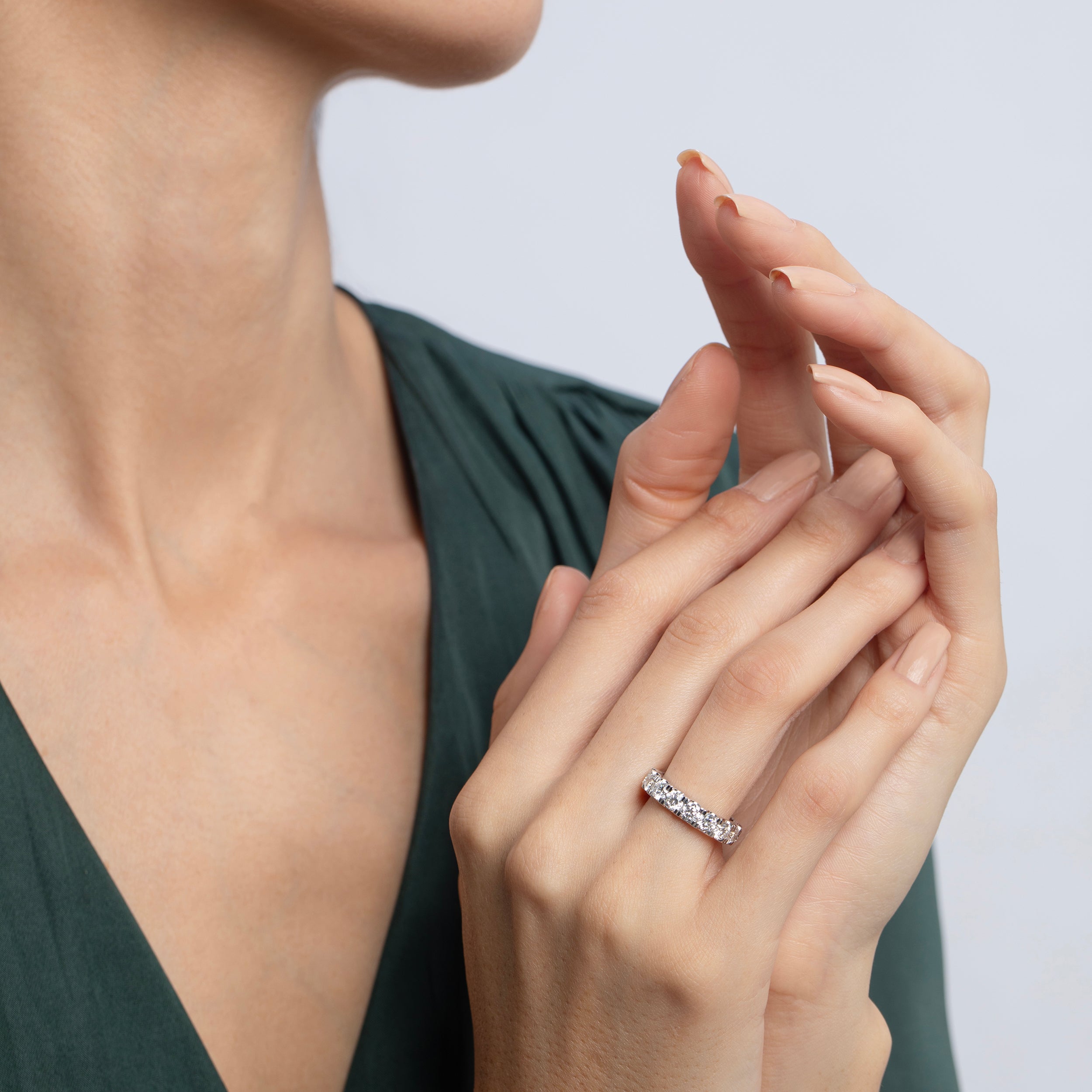 Round Brilliant 2.69 Carat Designer Lab Grown Diamond Ring | SKU: 0003181409