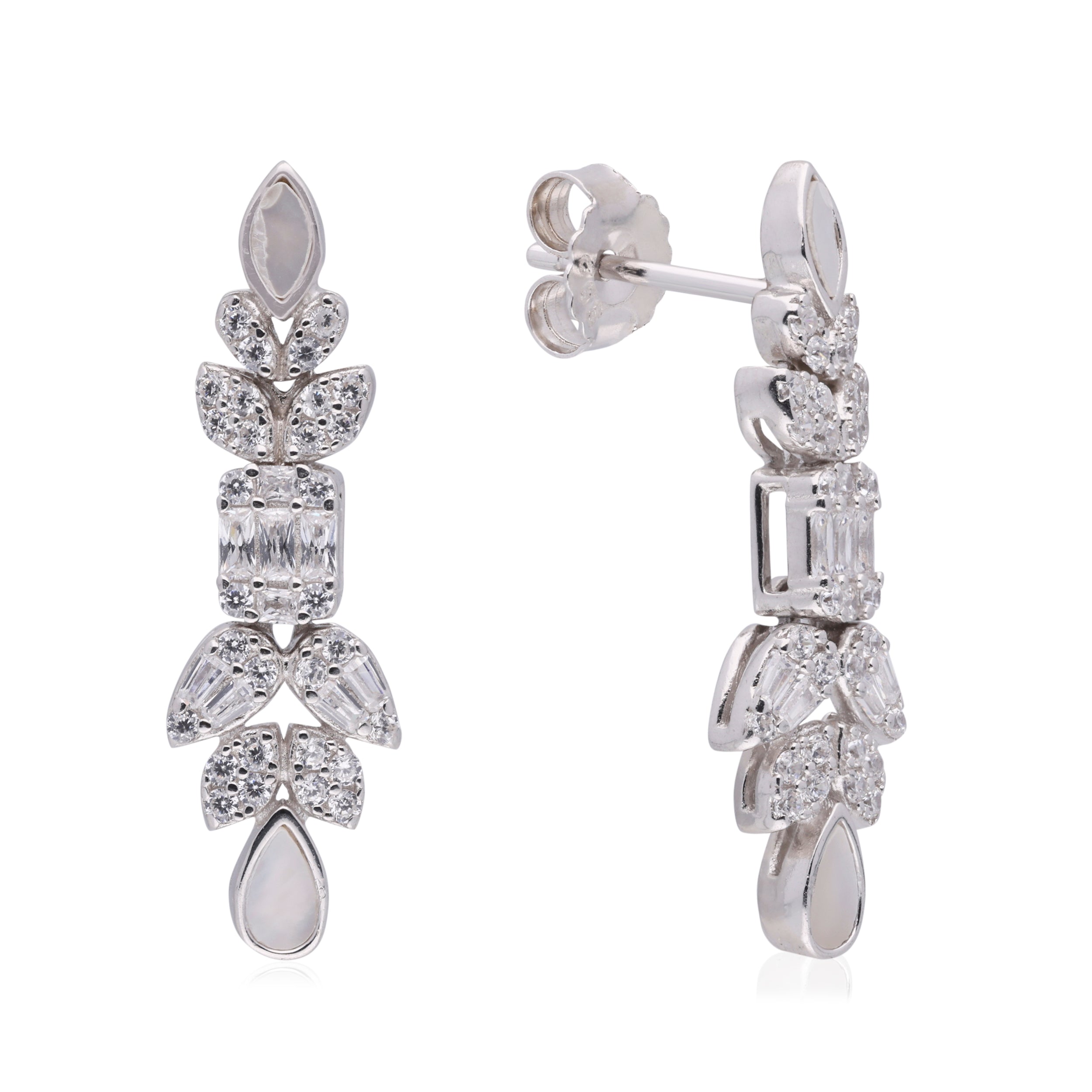 Dazzling Teardrop and Marquise-Cut Zircon Earrings | SKU : 0003339084