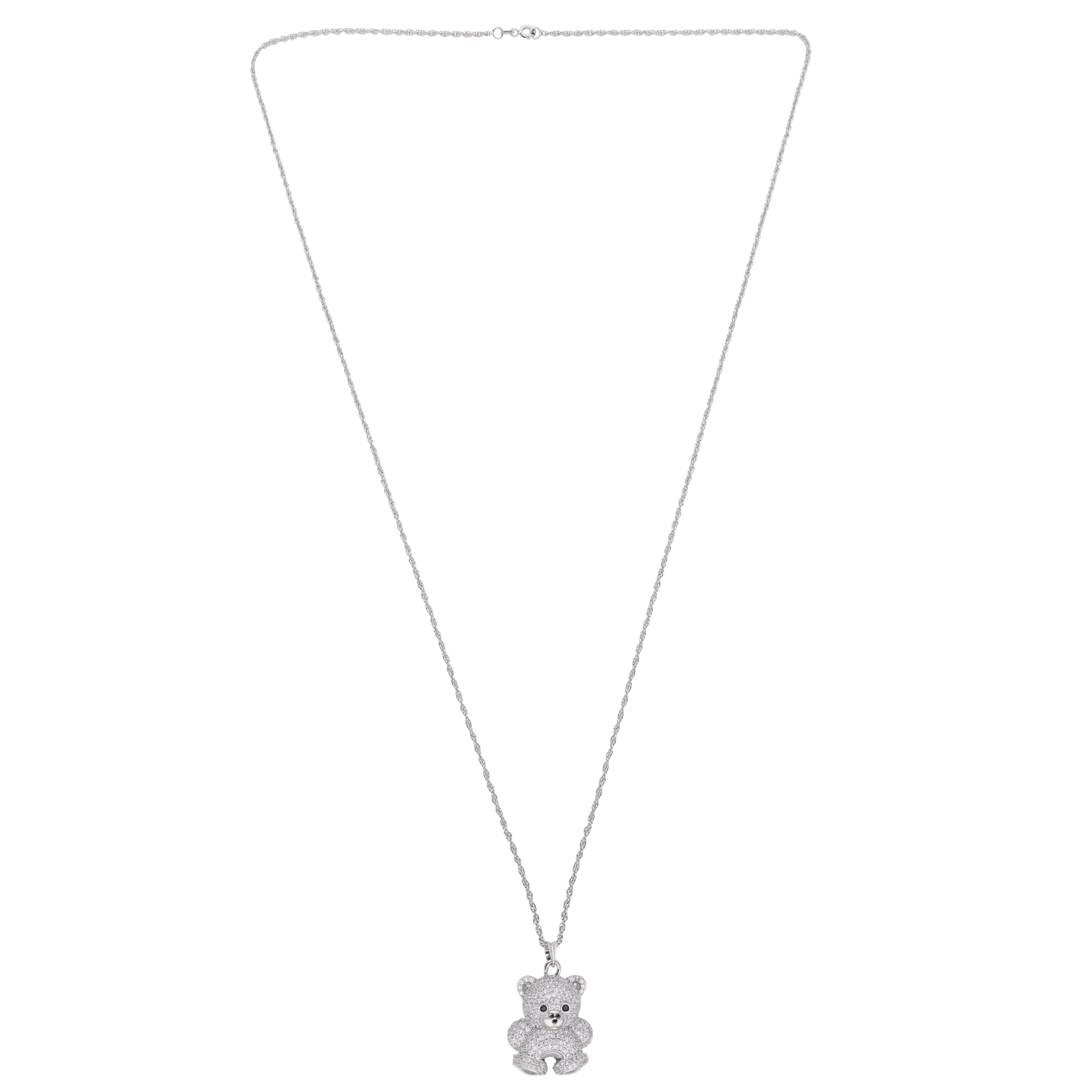 Sterling Silver Teddy Bear Pendant – Sparkling & Adorable Charm | SKU: 0021081460, 0021081446, 0021081453, 0021081439, 0021081422, 0021081477, 0021081484, 0021341670, 0003566534, 0003475140, 0003475133
