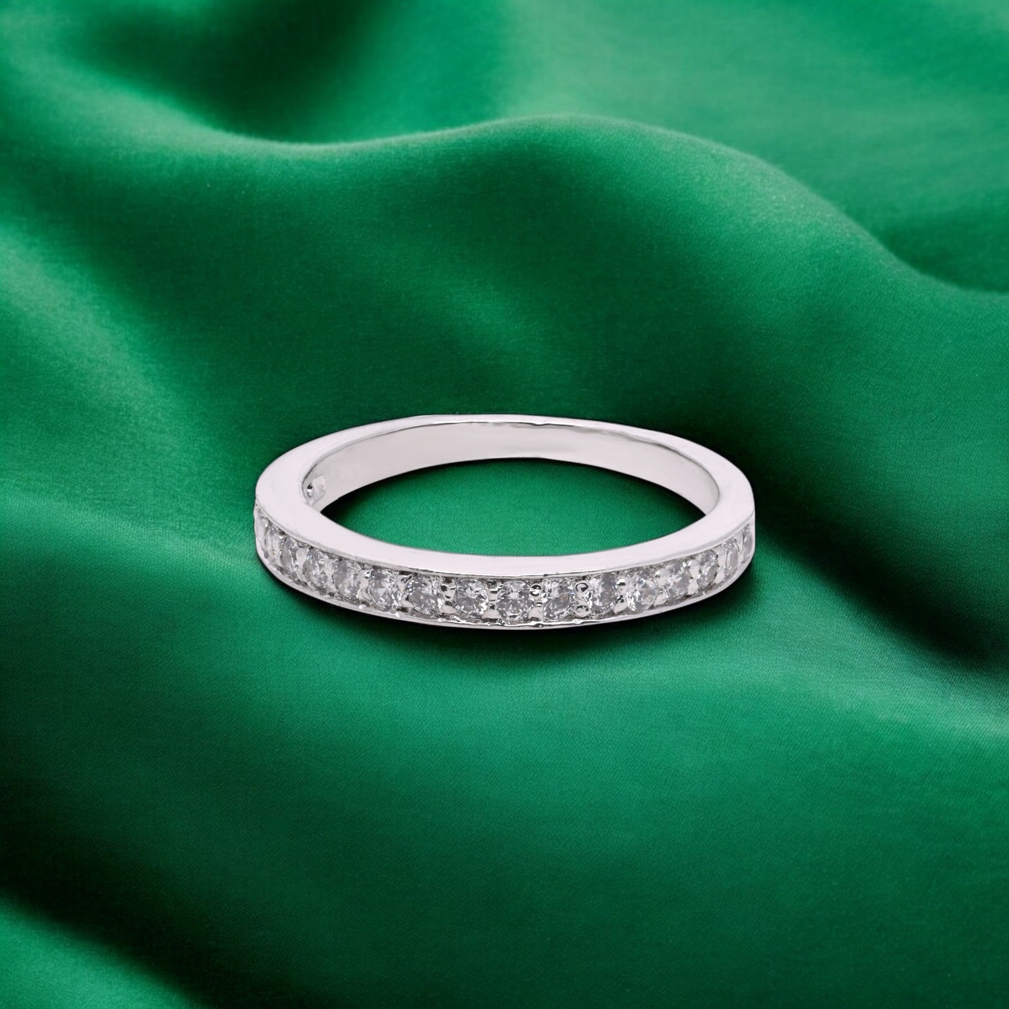 Classic Channel-Set Stone Band Ring | SKU : 0003579008