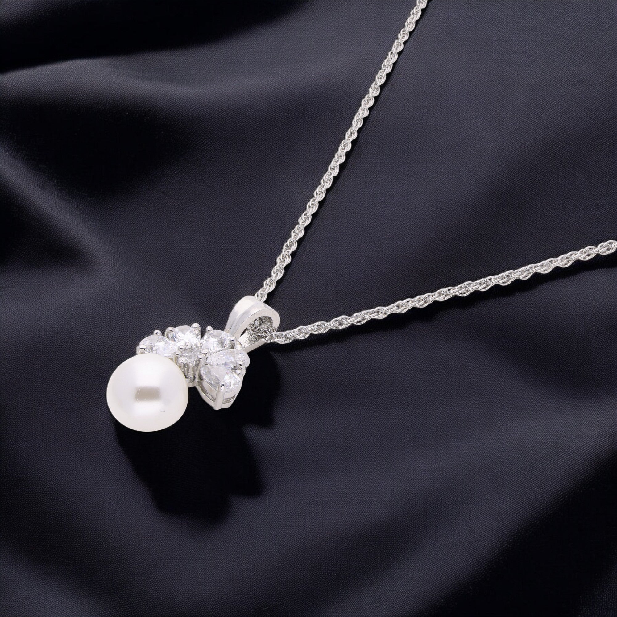 Elegant Pearl Drop Pendant Necklace – A Classic Beauty | SKU : 0003579145, 0021423987, 0021423994