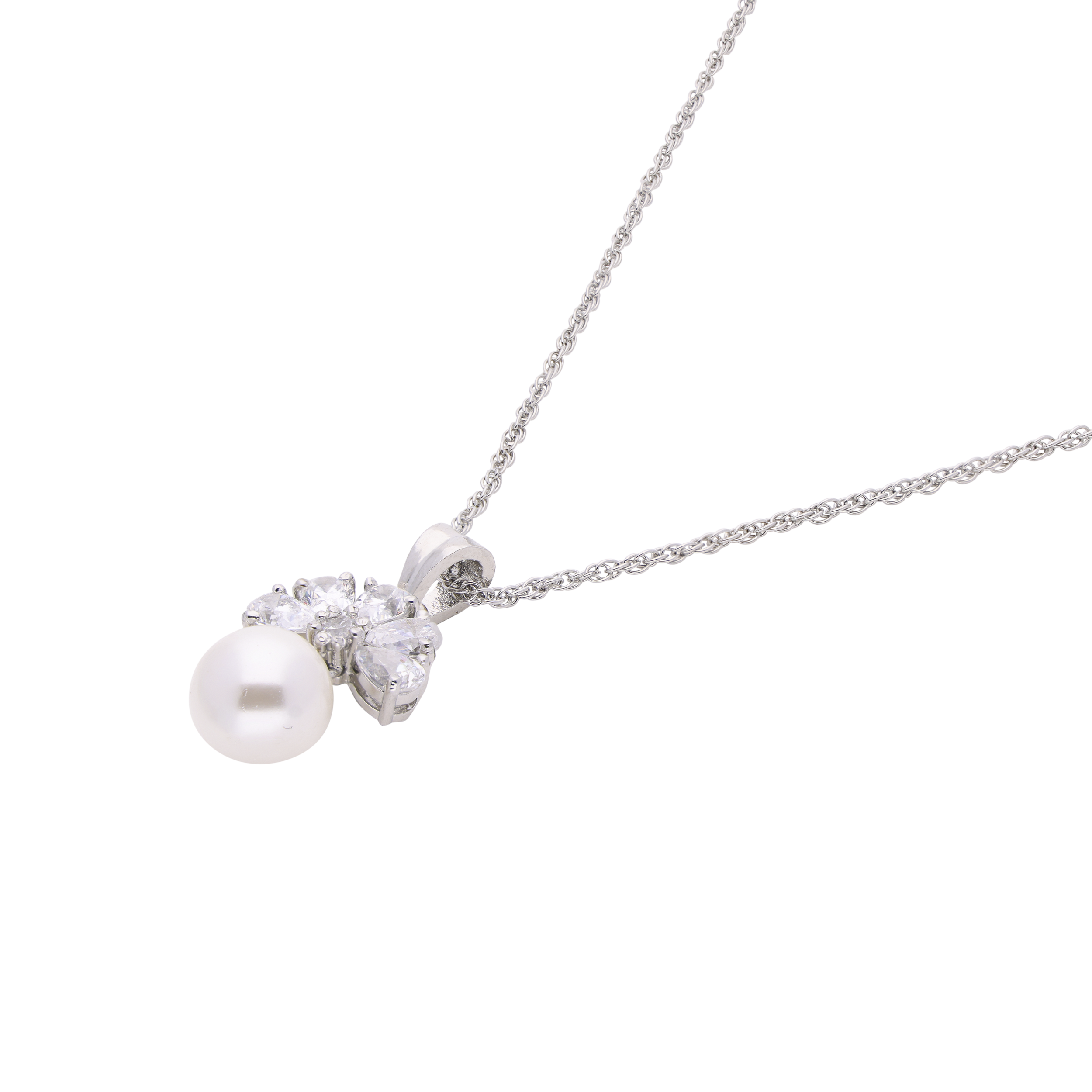 Elegant Pearl Drop Pendant Necklace – A Classic Beauty | SKU : 0003579145, 0021423987, 0021423994