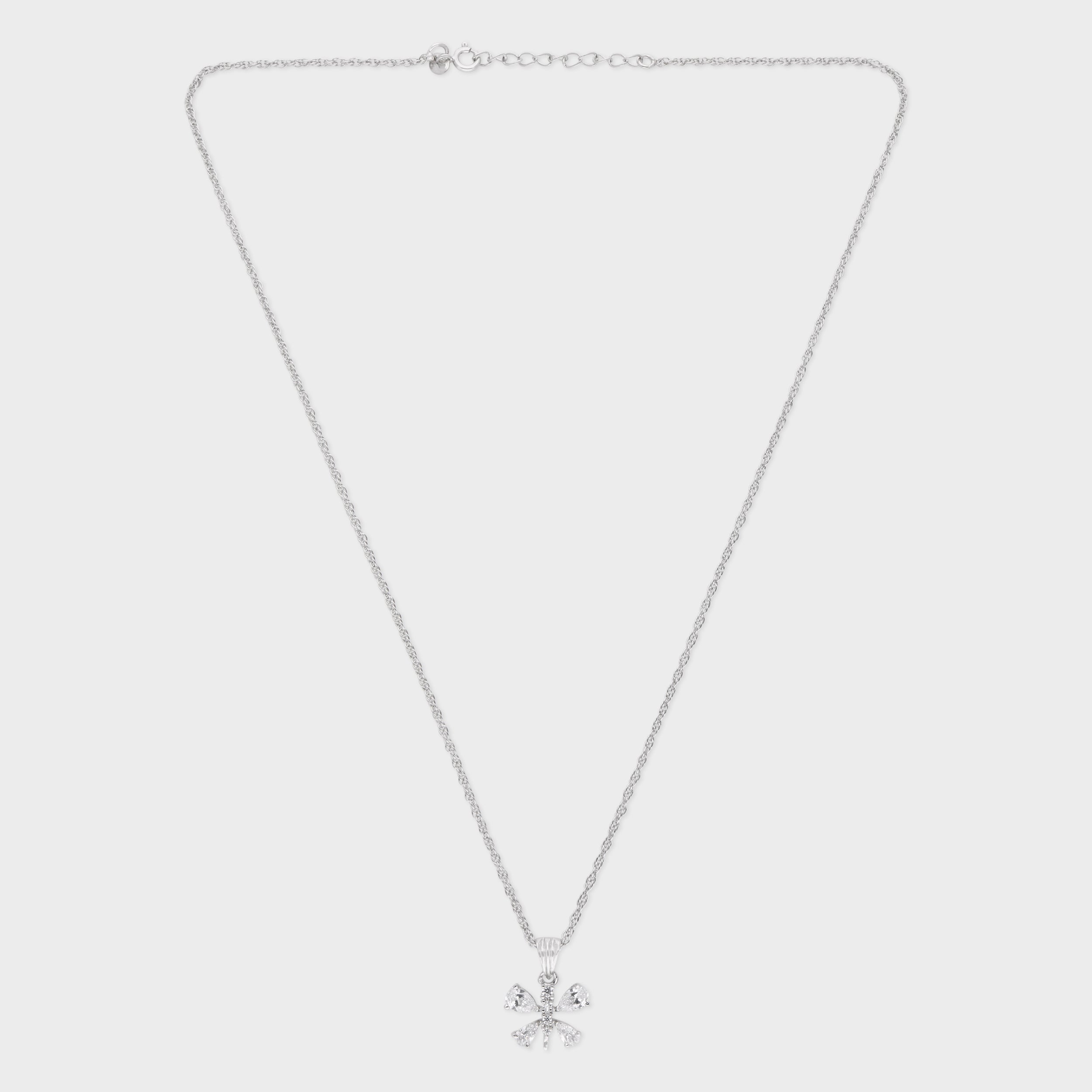 Sterling Silver Floral Blossom Pendant Necklace – A Symbol of Grace and Beauty | SKU : 0003579305, 0021424243, 0021424250