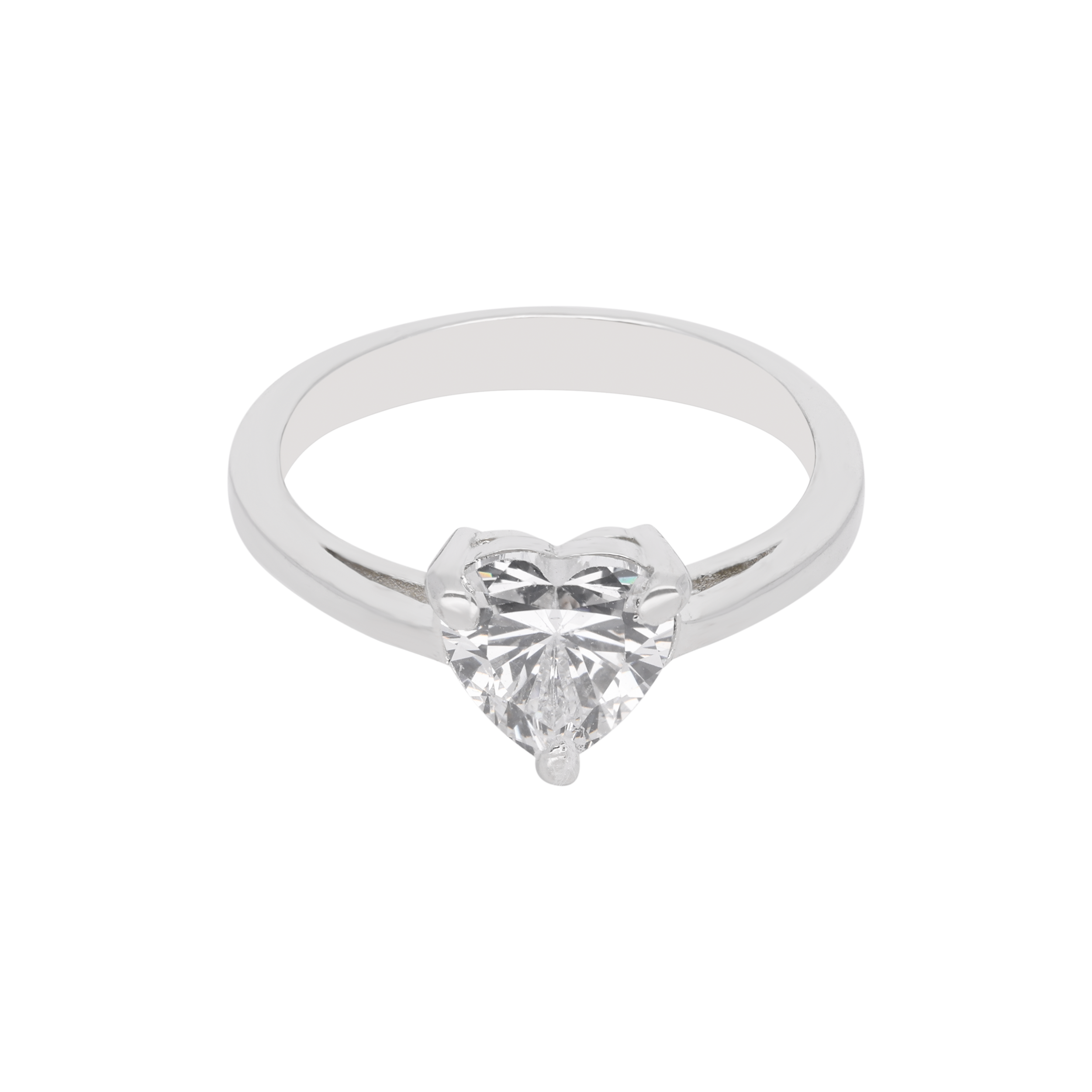 Silver Heart Ring – A Symbol of Love | SKU : 0003594407, 0003594391, 0021456237