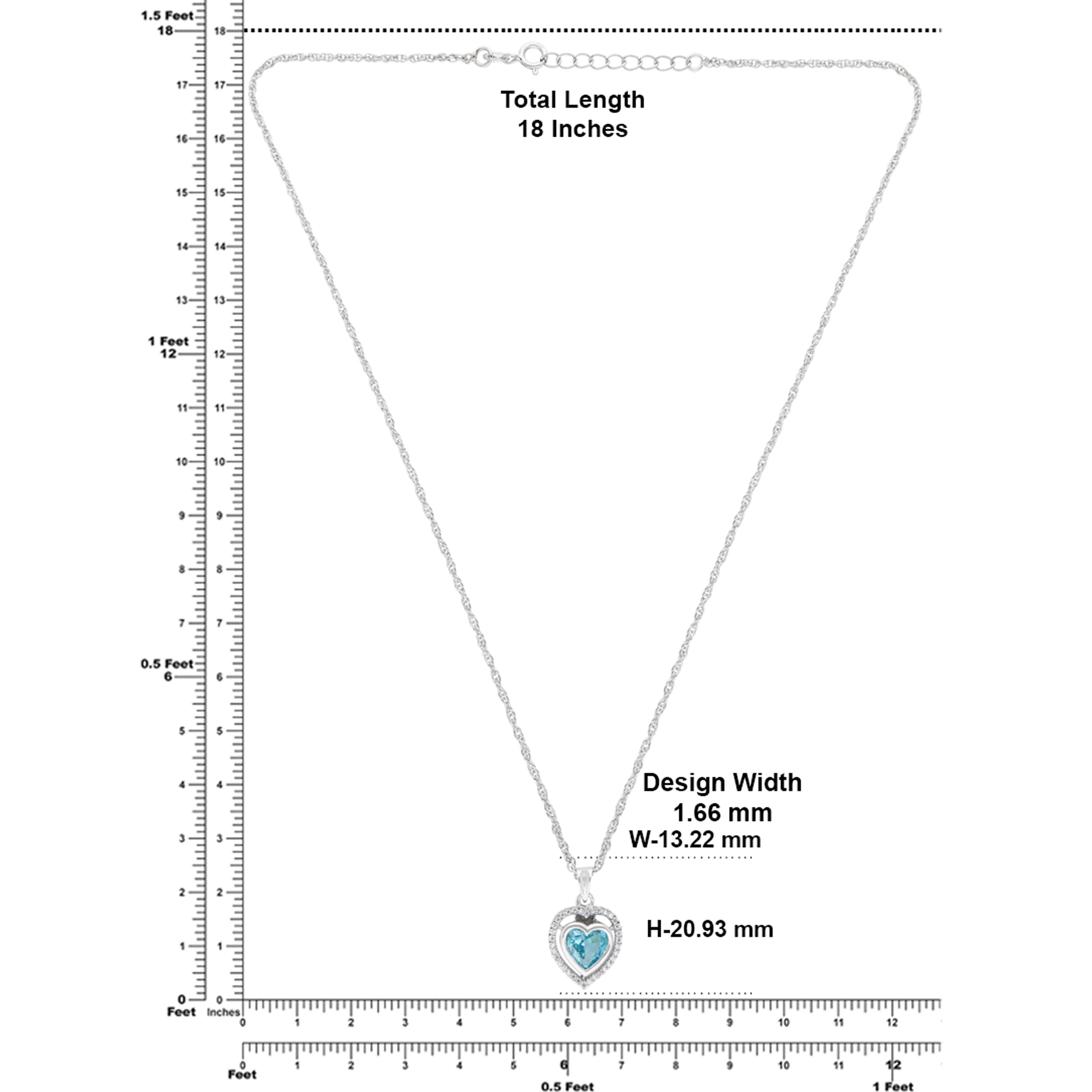 Elegant Blue Heart Pendant with Halo Sparkle | SKU : 0003594605, 0021456718, 0003579039, 0021423772, 0021423765