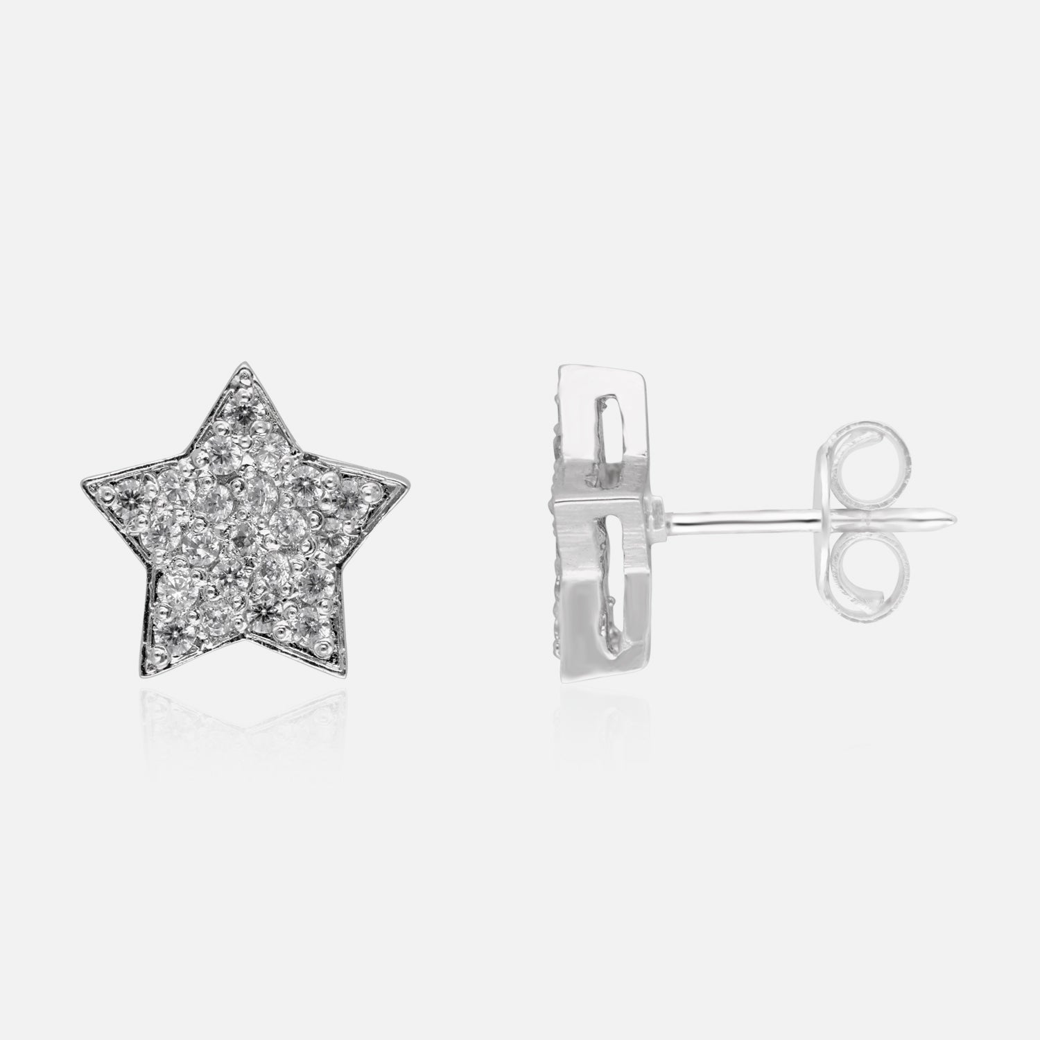 Sparkling Star Diamond Stud Earrings | SKU : 0022196040, 0003904404