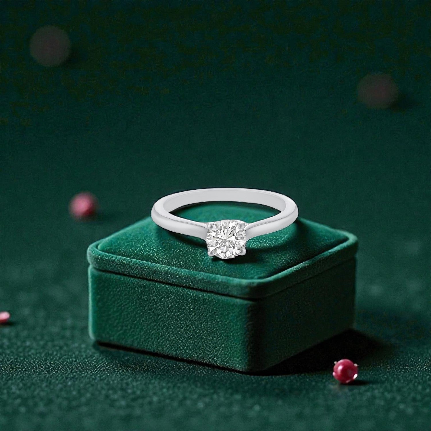 Lab Grown 0.25 Carat Diamond Ring in 18 Karat Gold | SKU : 0004933342