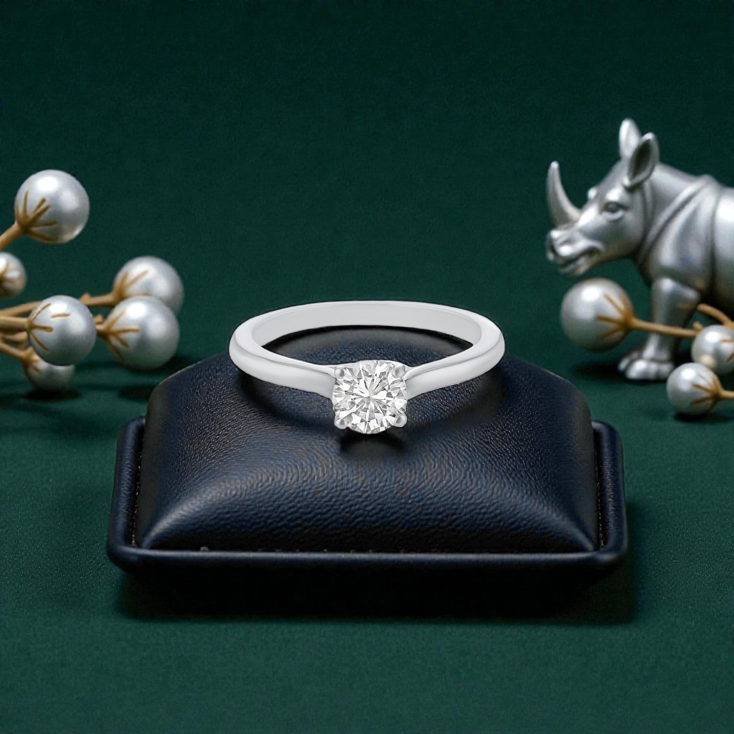 Lab Grown 0.54 Carat Diamond Ring in 18 Karat Gold | SKU : 0004933359