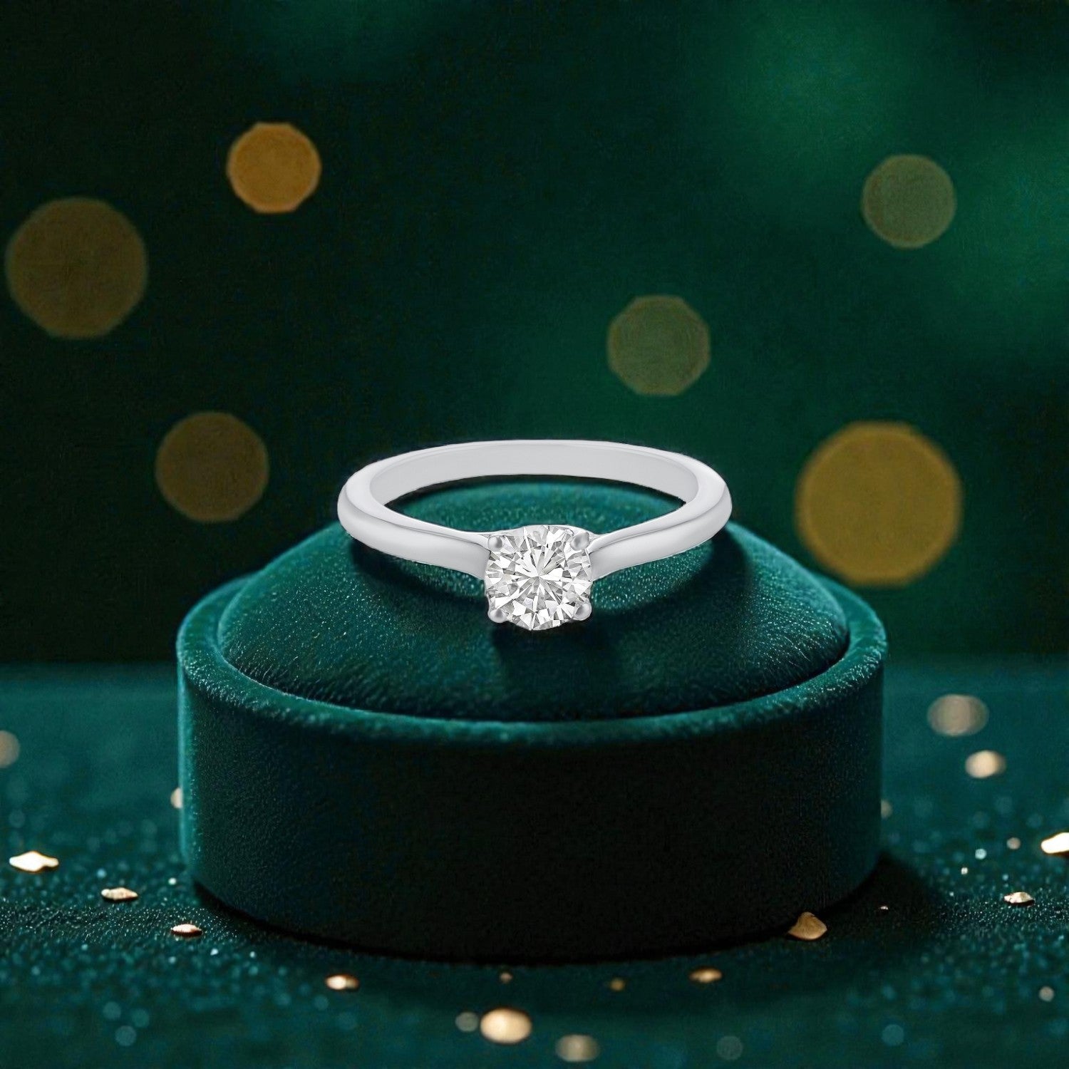 Lab Grown 0.52 Carat Diamond Ring in 18 Karat Gold | SKU : 0004933366