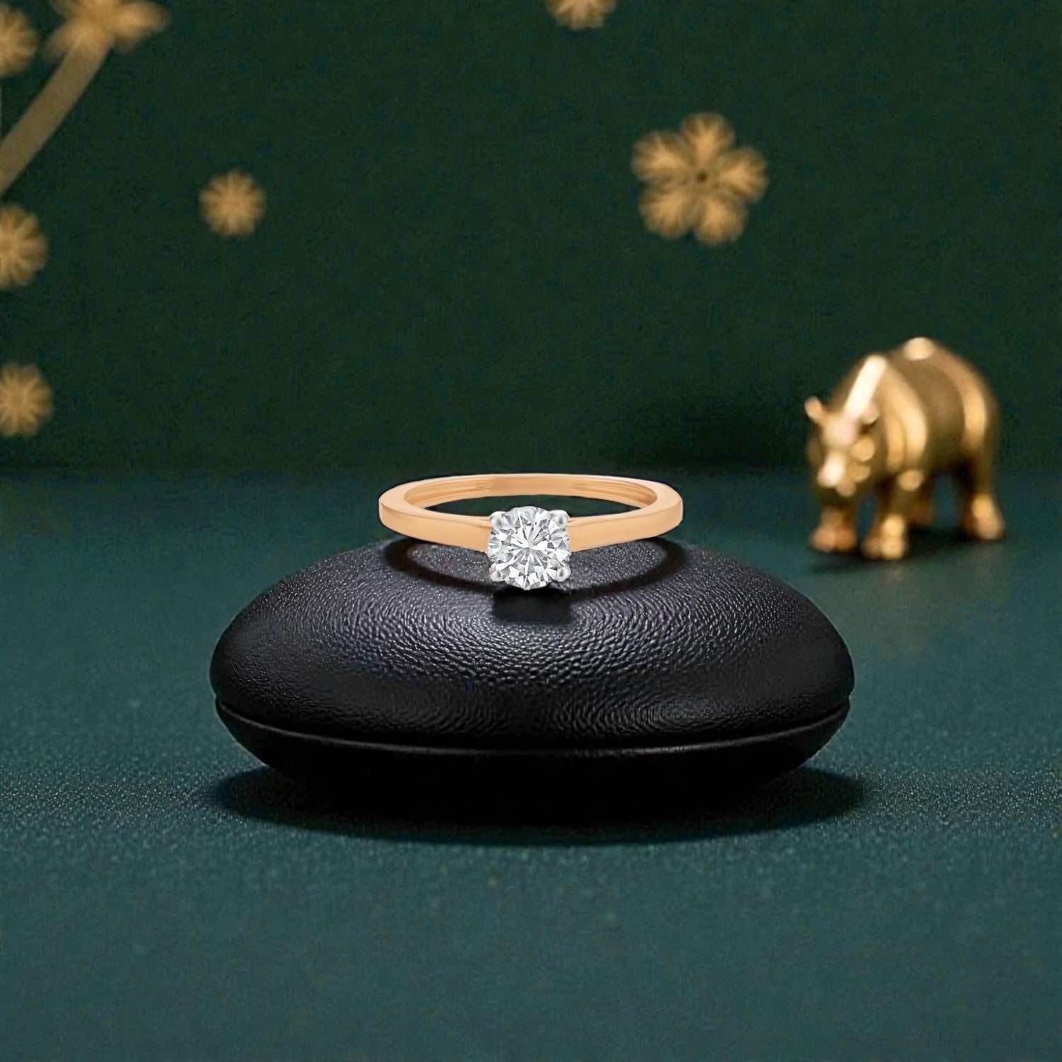 Lab Grown 0.59 Carat Diamond Ring in 18 Karat Gold | SKU : 0004933373