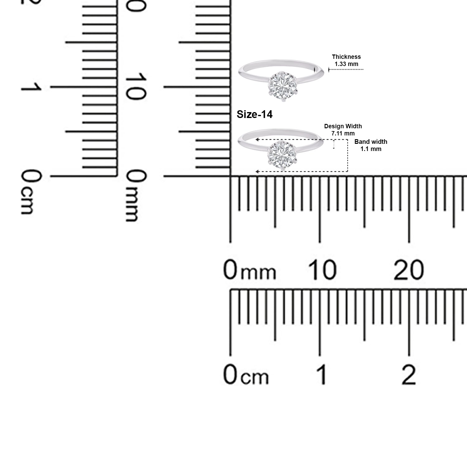 Lab Grown 0.870 Carat Diamond Ring in 18 Karat Gold | SKU : 0004933410
