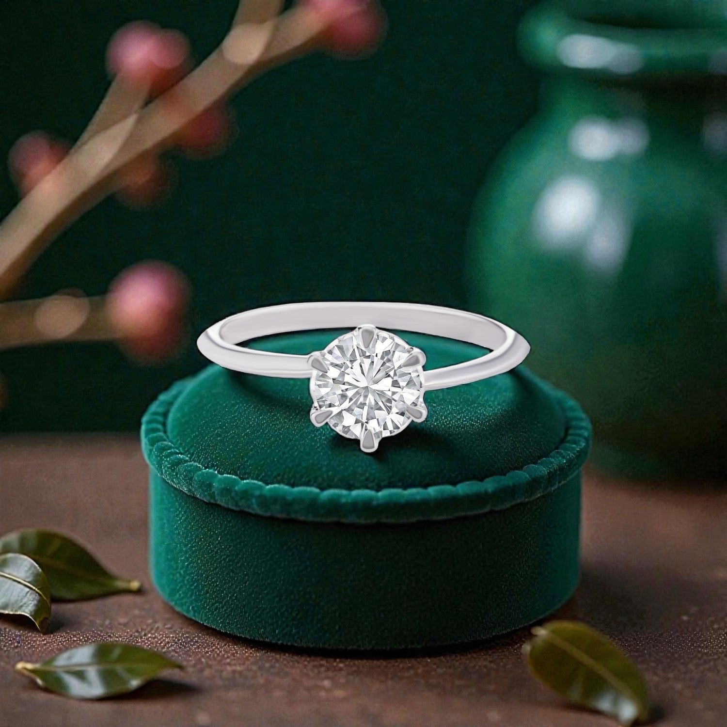 Lab Grown 0.81 Carat Diamond Ring in 18 Karat Gold | SKU : 0004933427