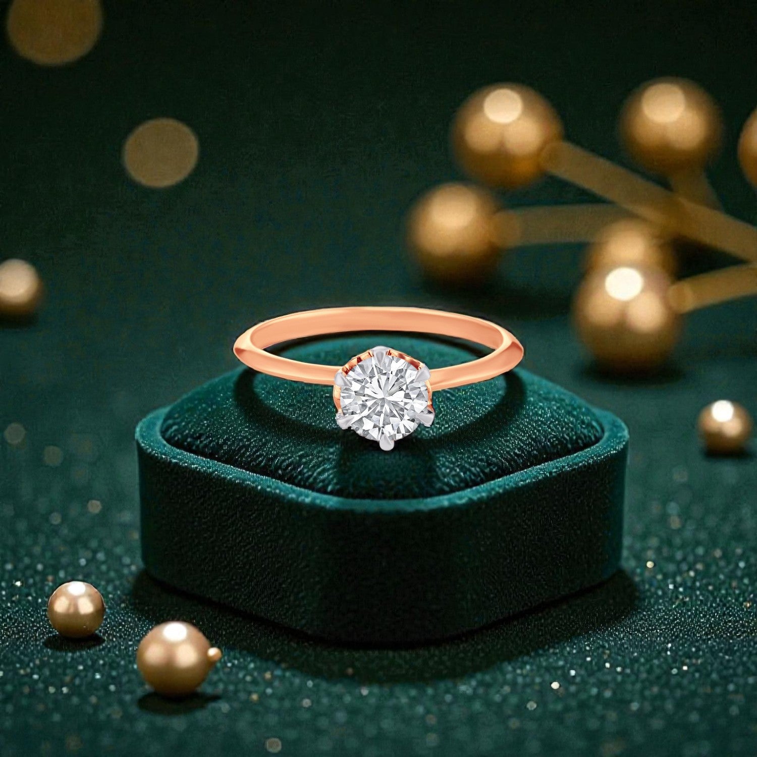 Lab Grown 0.86 Carat Diamond Ring in 18 Karat Gold | SKU : 0004937937