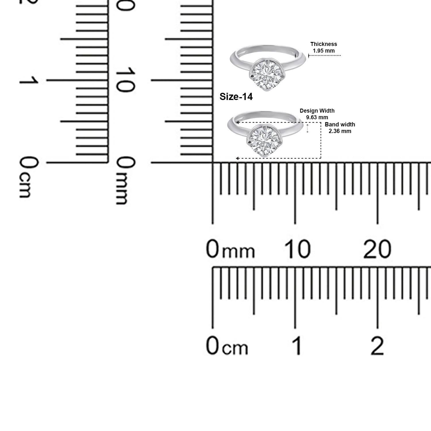 Lab Grown 2.01 Carat Diamond Solitaire Ring in 18 Karat Gold | SKU : 0005050086