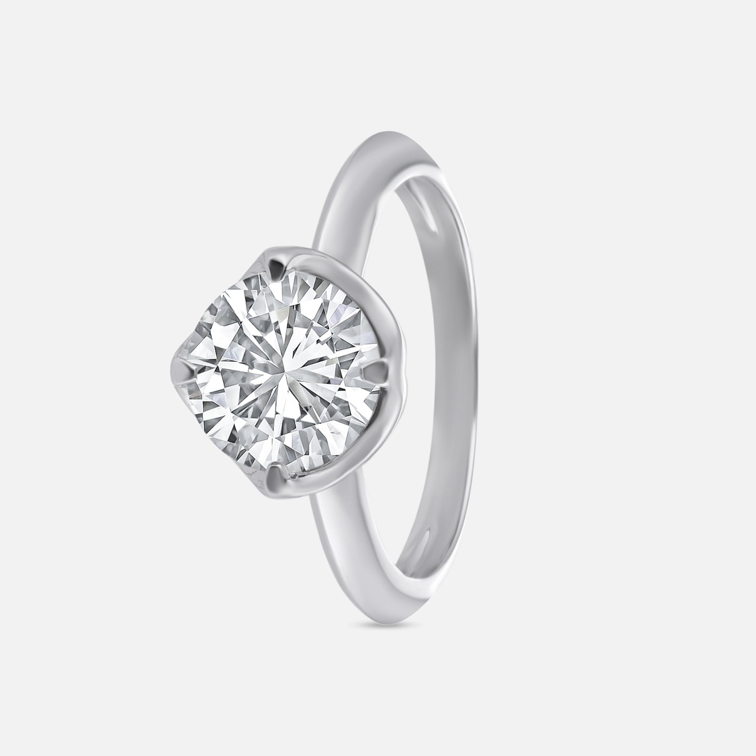 Lab Grown 2.02 Carat Diamond Solitaire Ring in 18 Karat Gold | SKU : 0005050093