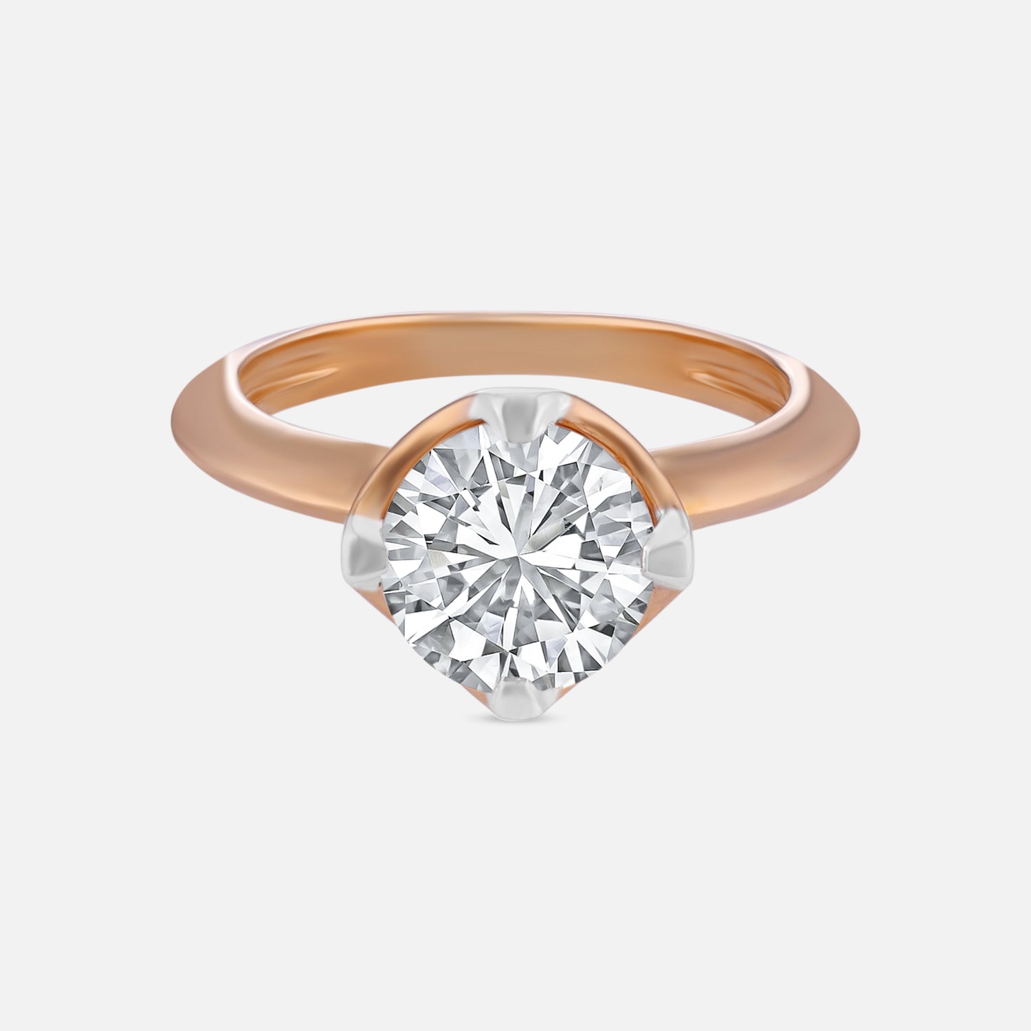 Lab Grown 2.01 Carat Diamond Solitaire Ring in 18 Karat Gold | SKU : 0005050116