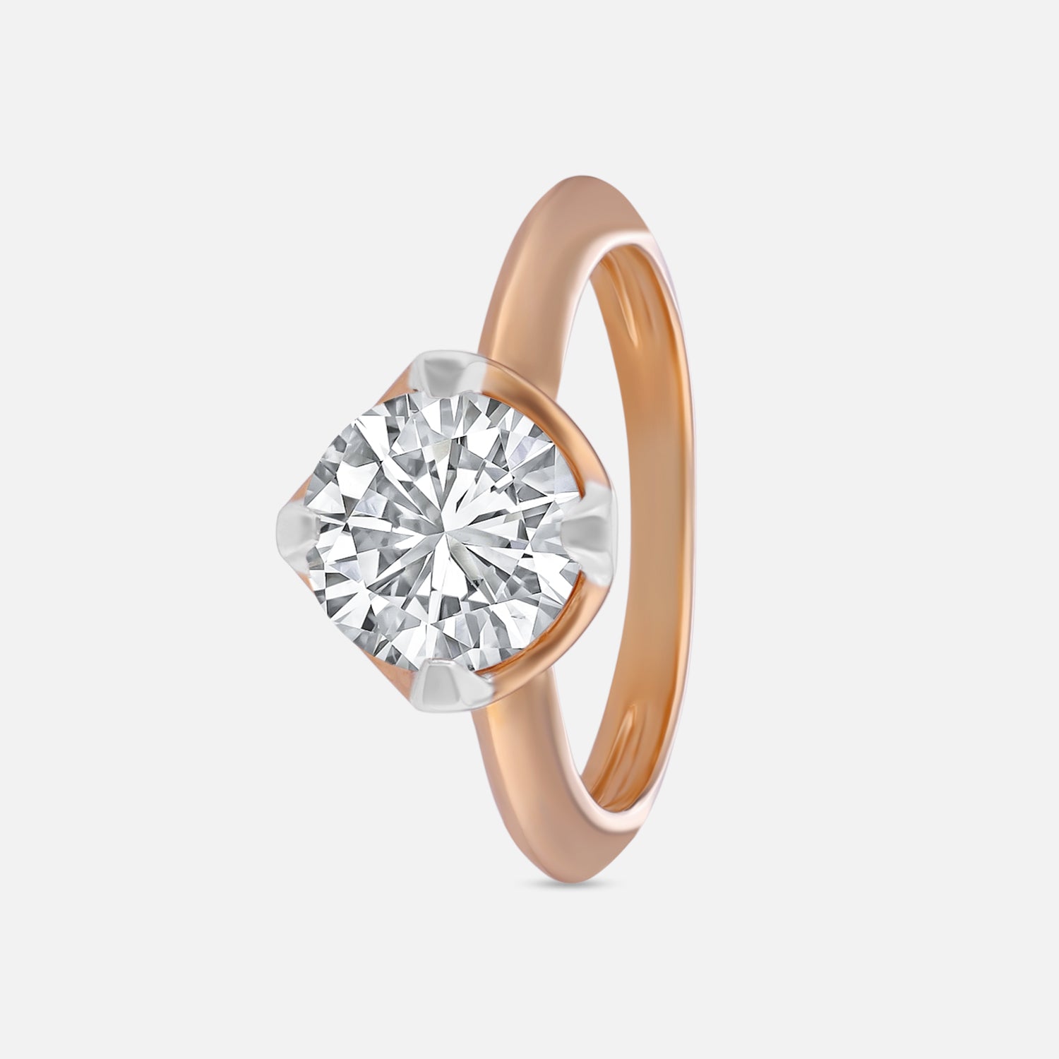 Lab Grown 2.01 Carat Diamond Solitaire Ring in 18 Karat Gold | SKU : 0005050116