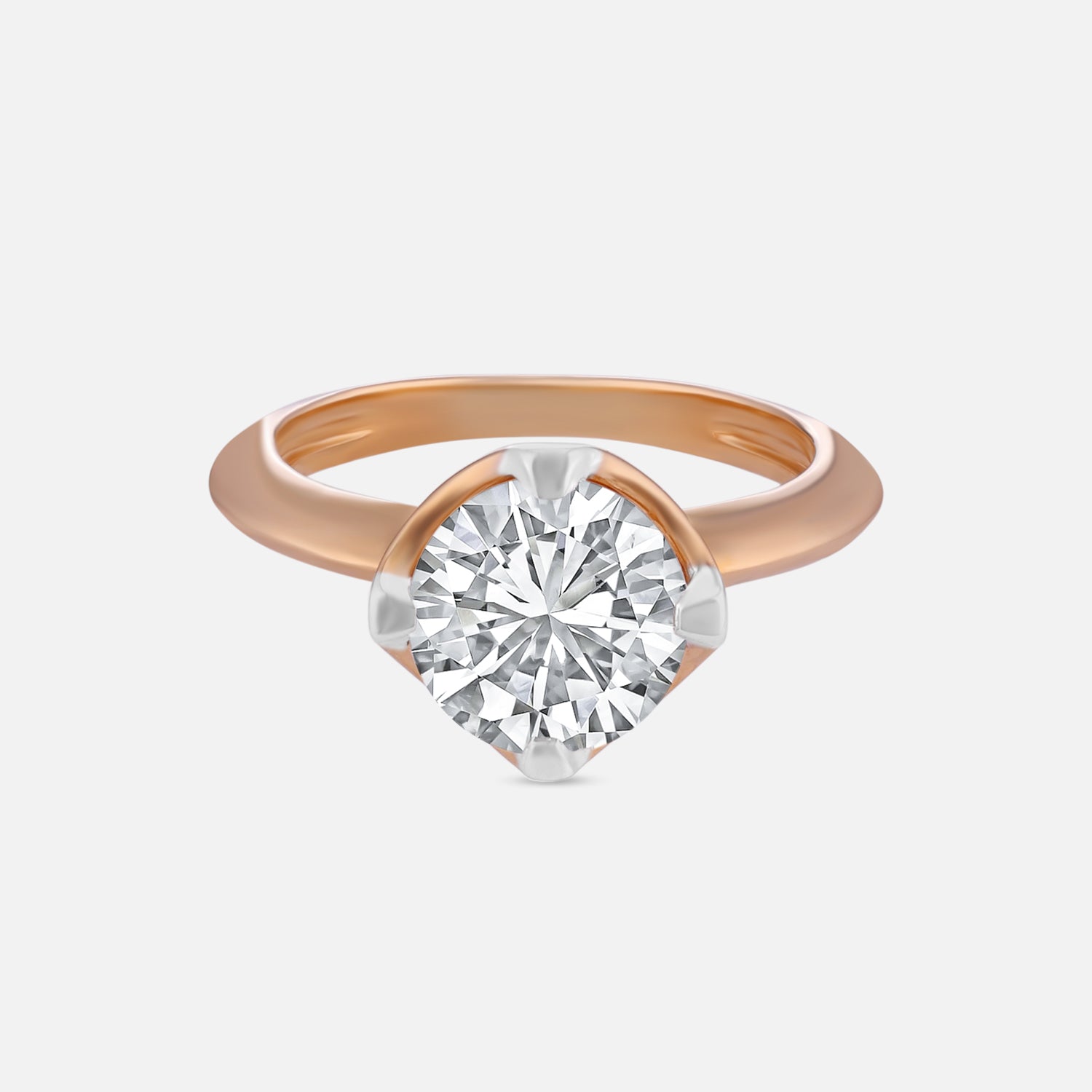 Lab Grown 2.03 Carat Diamond Solitaire Ring in 18 Karat Gold | SKU : 0005050123