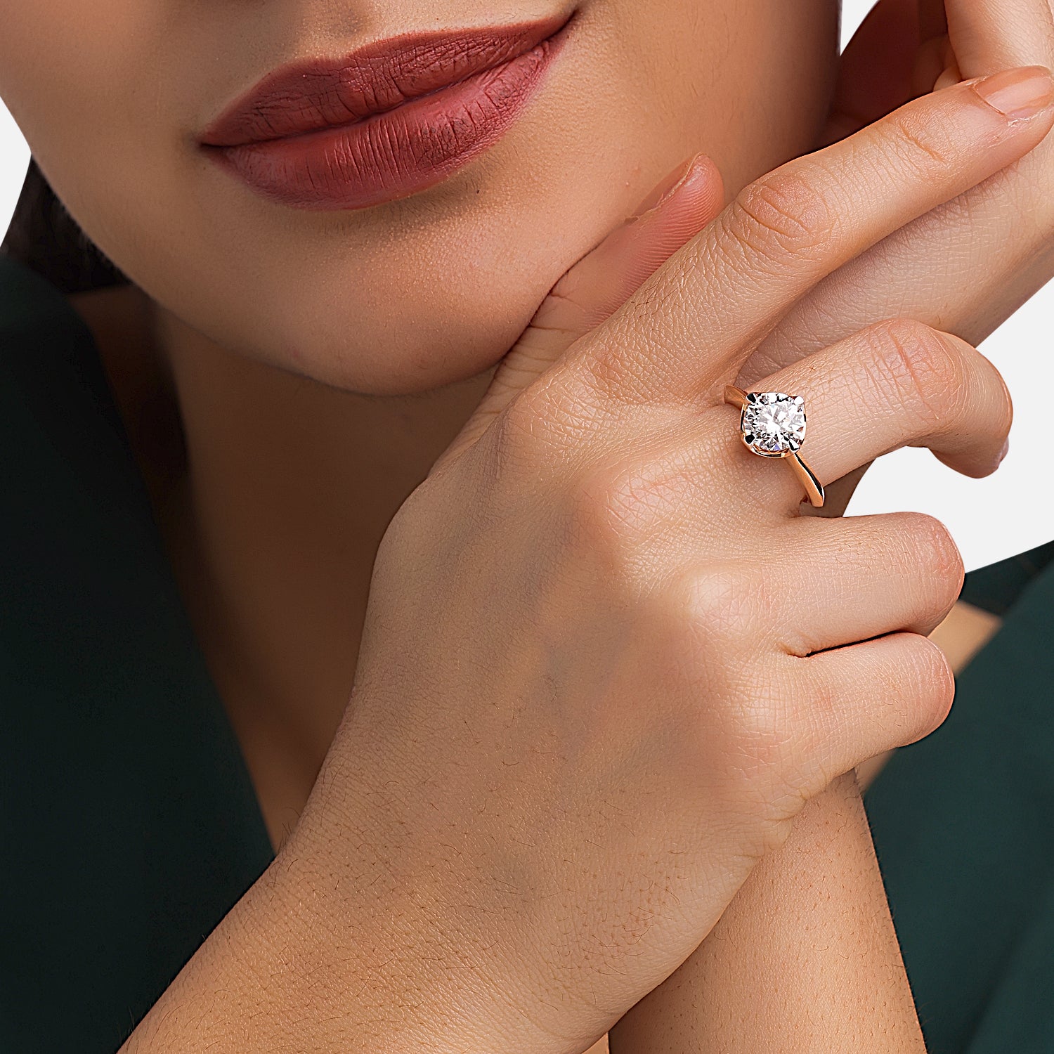 Lab Grown 2.02 Carat Diamond Solitaire Ring in 18 Karat Gold | SKU : 0005052530