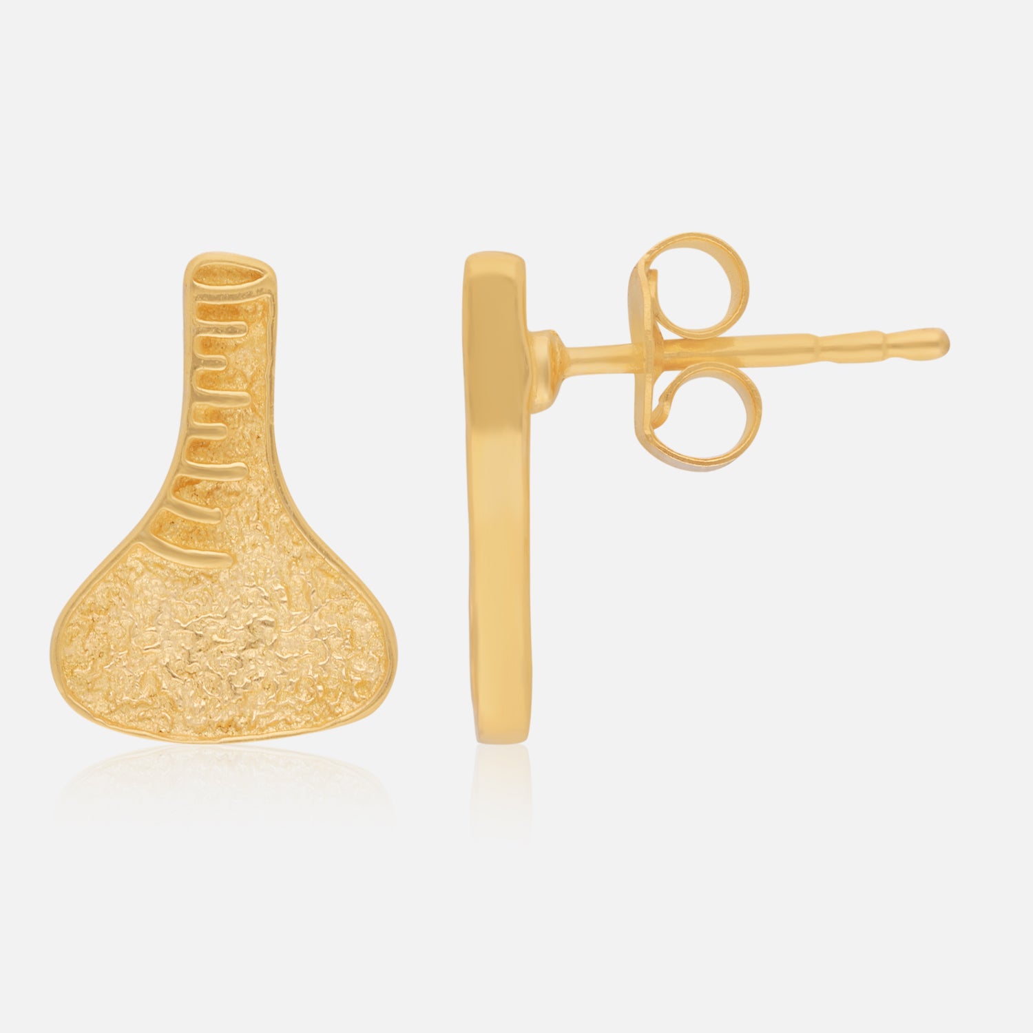 Sterling Silver Textured Flask Top Earrings – Science Collection | SKU: 0022638519, 0022638526, 0022638533, 0005867318, 0005867325, 0005867332, 0005867349, 0005867356, 0005867363, 0005867370