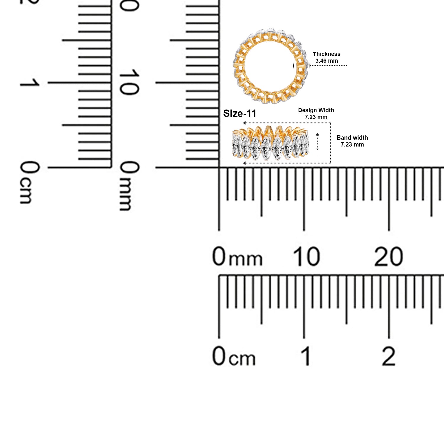 Luxury Marquise Cut Lab Grown Diamond Eternity Band | SKU: 0006495954