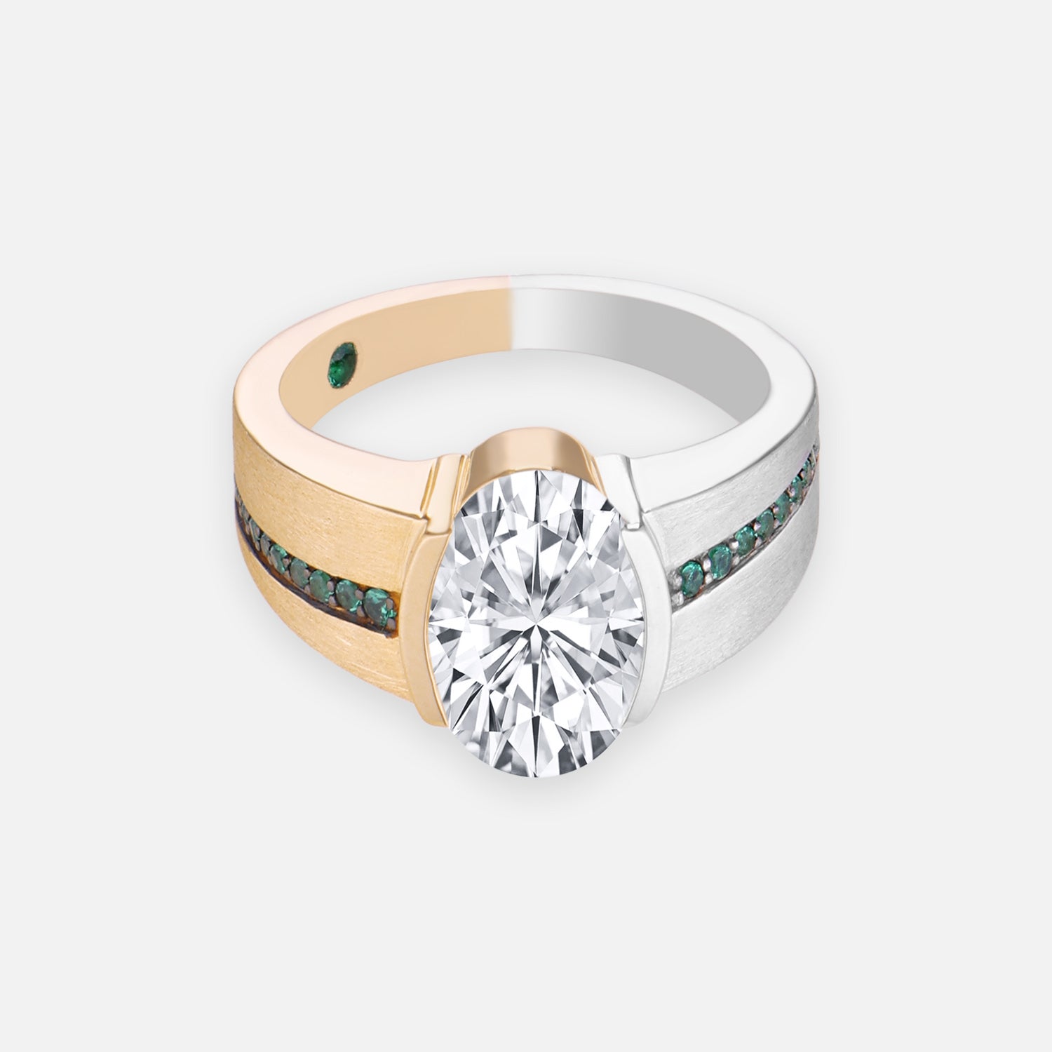 Elegant Oval Brilliant Cut Lab-Grown Diamond Women's Ring | SKU: 0006503871