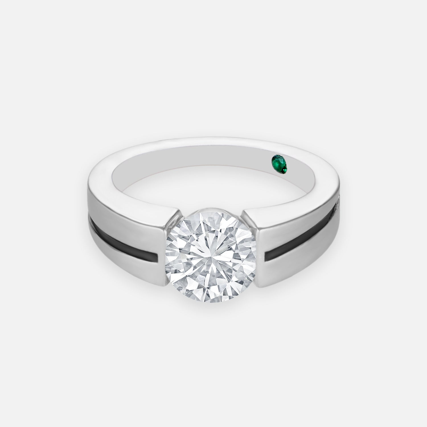 Round Brilliant Cut Solitaire Lab-Grown Diamond Ring | SKU: 0006509347