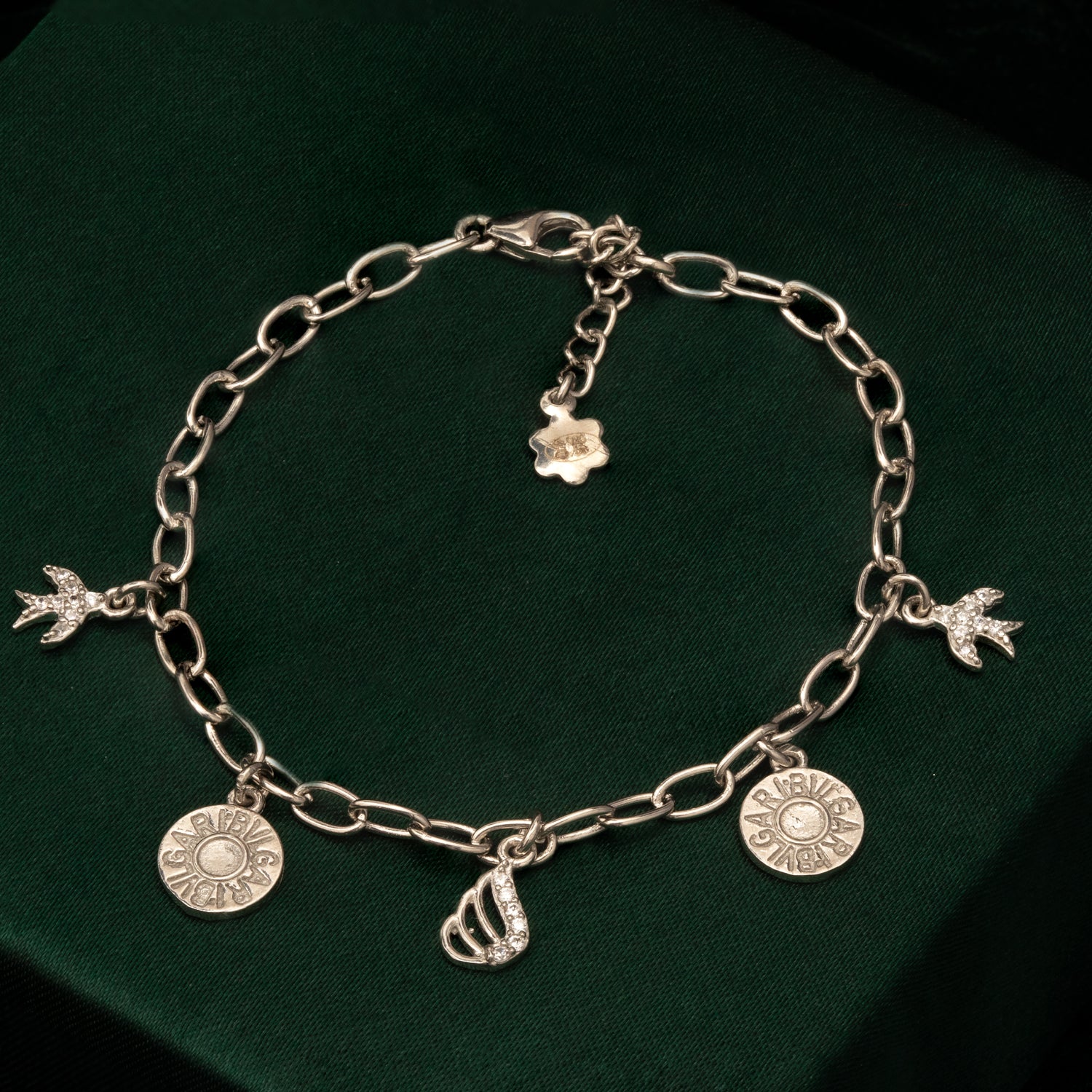 Sterling Silver Inspirational Charm Bracelet | SKU: 0004409779