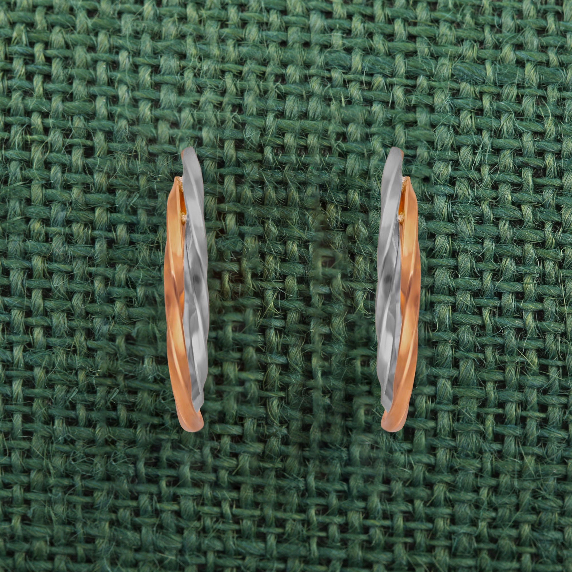 Two-Tone Embrace Hoops | SKU: 0018299786, 0003109762, 0003109717, 0003109724, 0003109687 - crash.club by CKC
