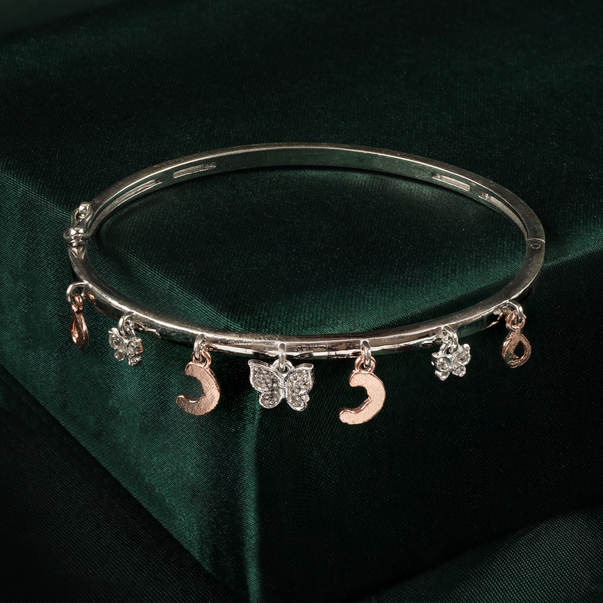 Enchanted Charms Sterling Silver Bangle | SKU: 0018333435 - crash.club by CKC