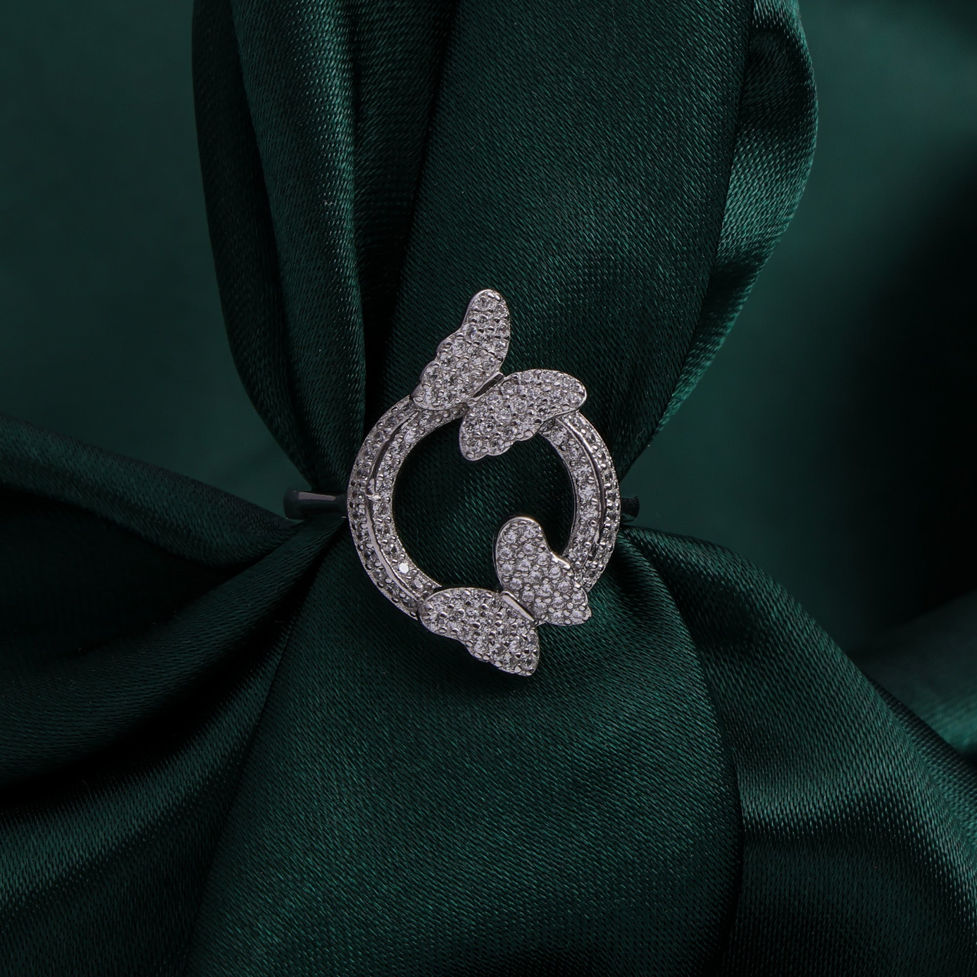 BUTTERFLY STERLING SILVER RING | SKU: 0018357592, 0018357585 - crash.club by CKC