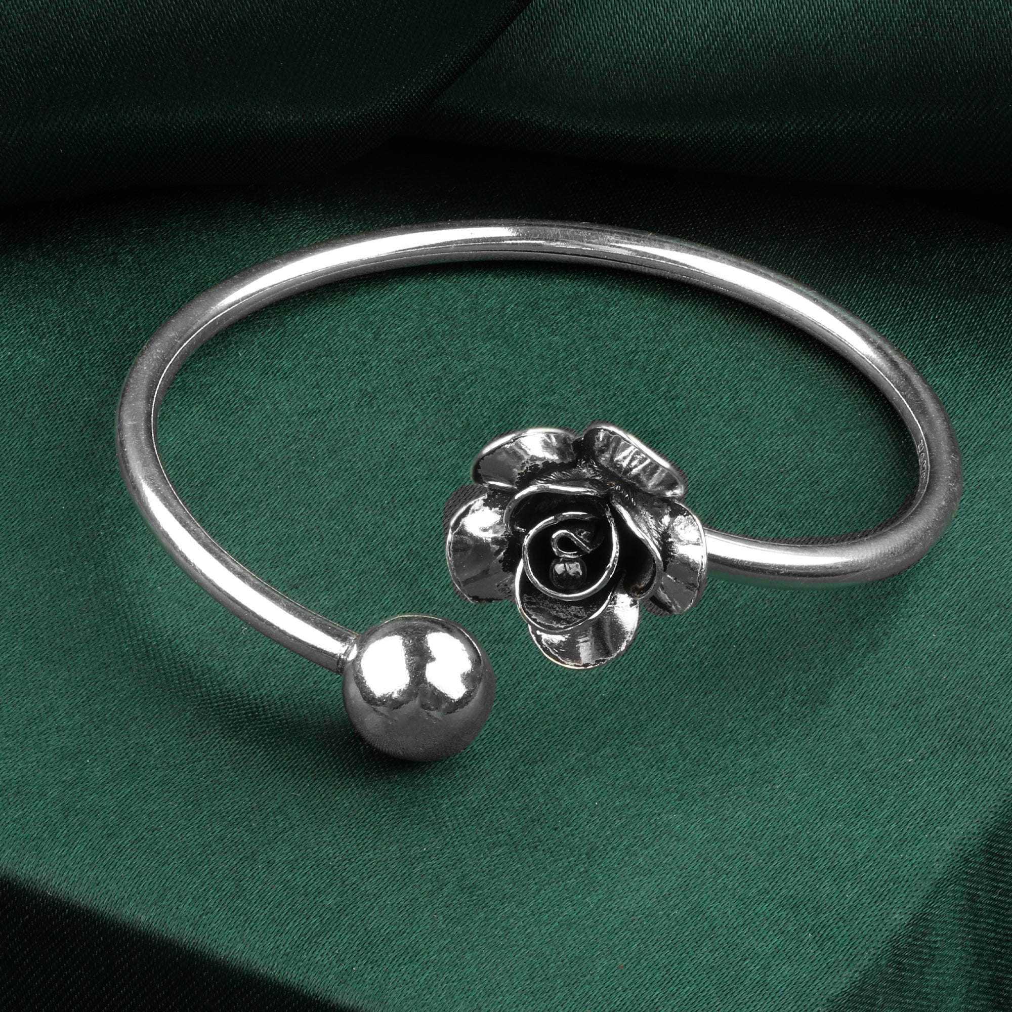 Shop silver kada for women online - Crash Club by CKC