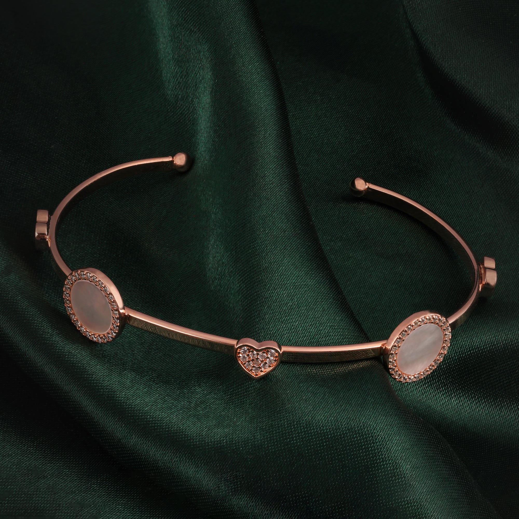 STERLING SILVER ROSE GOLD BRACELET - crash.club by CKC