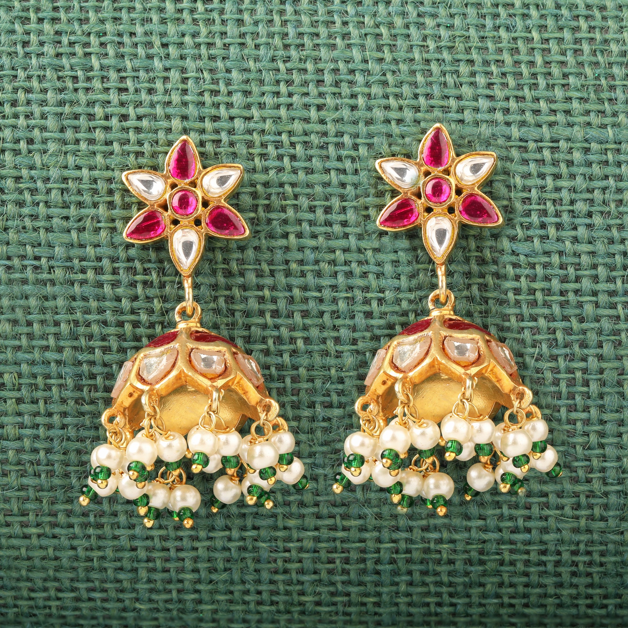 HERITAGE JHUMKA EARDROPS | SKU : 0018506969, 0018506976 - crash.club by CKC