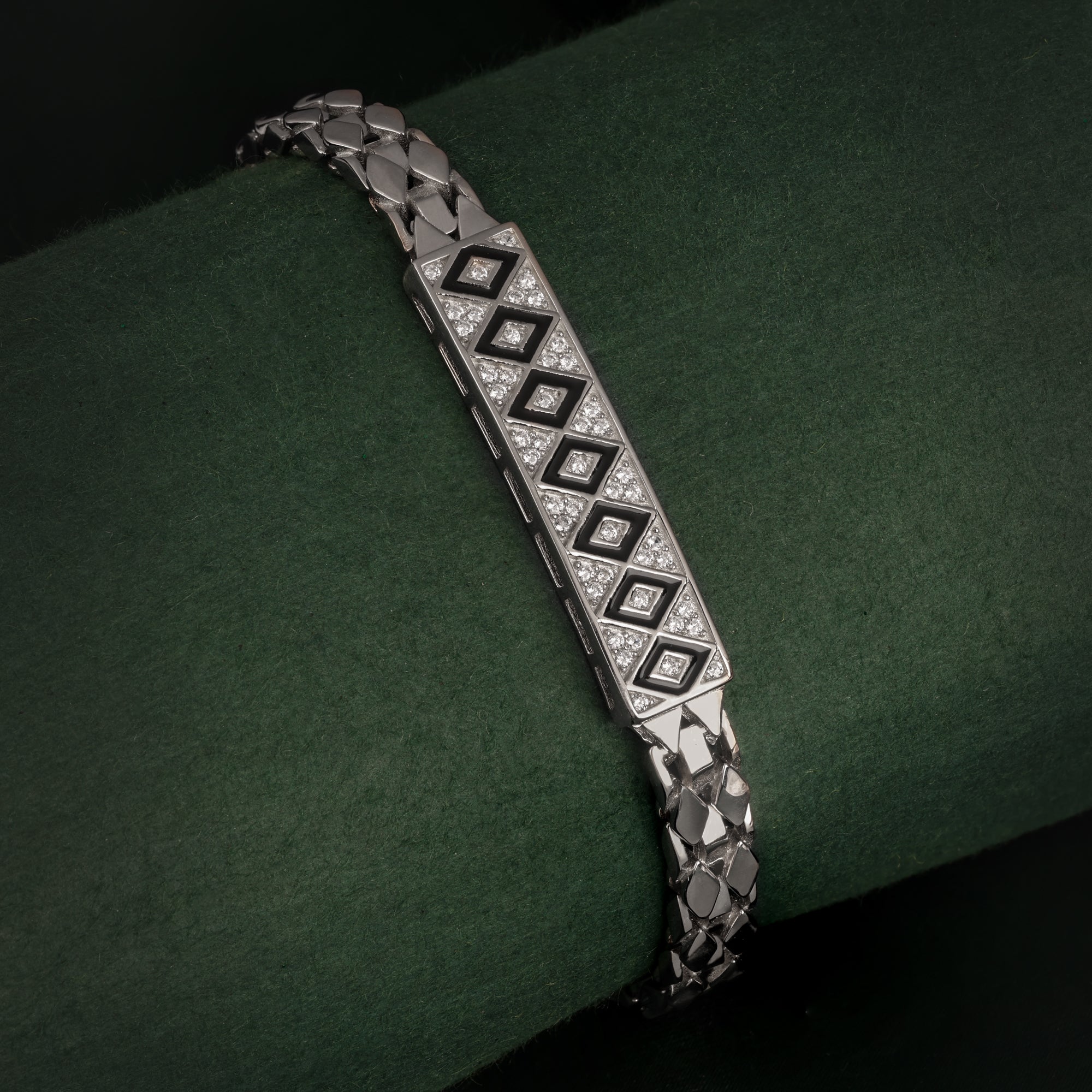 STERLING SILVER OXIDIZED BRACELET | SKU: 0018679038 - crash.club by CKC