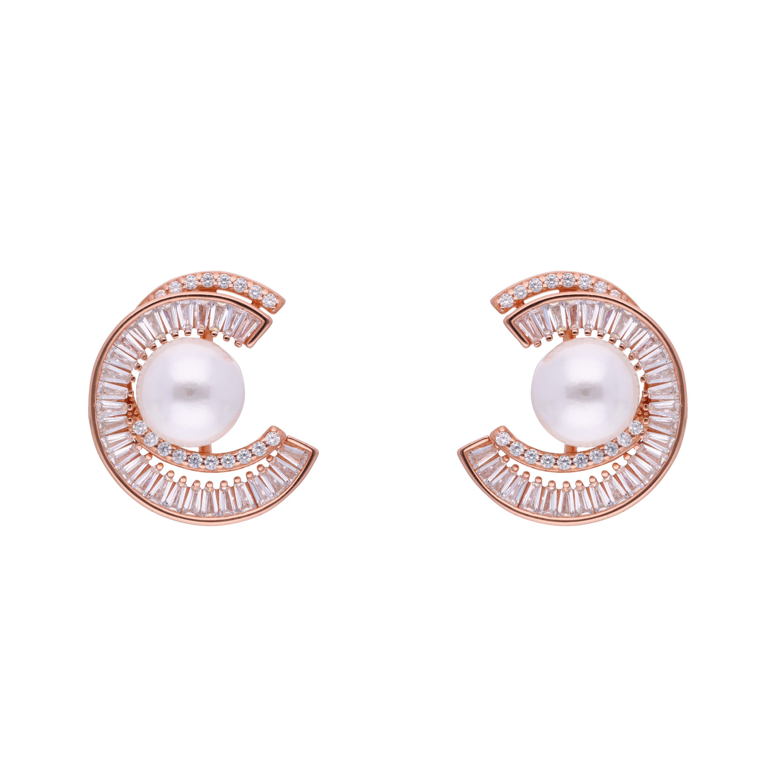 Pearlescent Glamour: Designer Stud Earrings | SKU: 0002930343, 0002930367, 0002930350, 0019884080, 0019884141 - crash.club by CKC