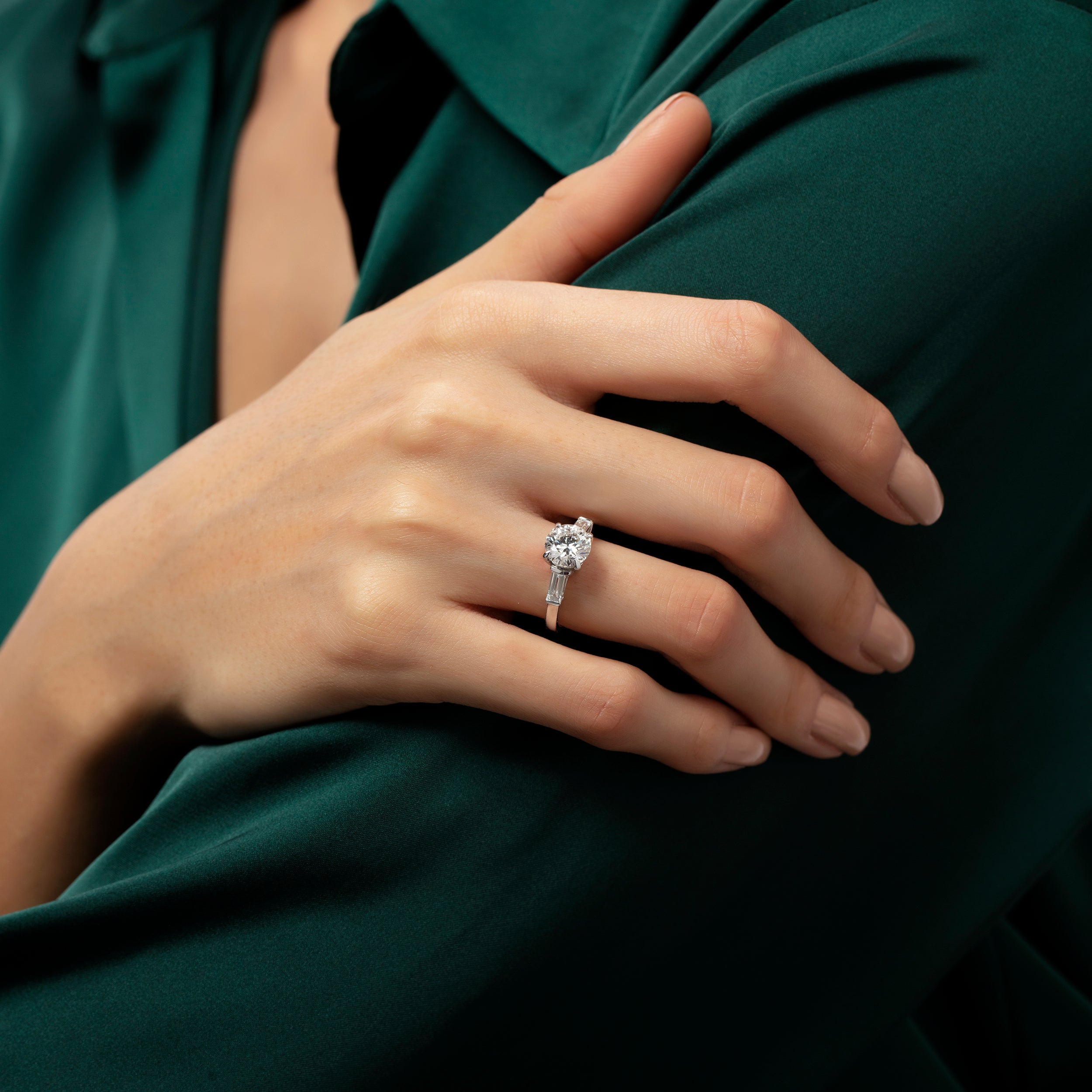 Various & Round Brilliant Cut 0.41 Carat, 2.02 Carat & 0.01 Carat Solitaire Lab Grown Diamond Ring | SKU: 0019332017