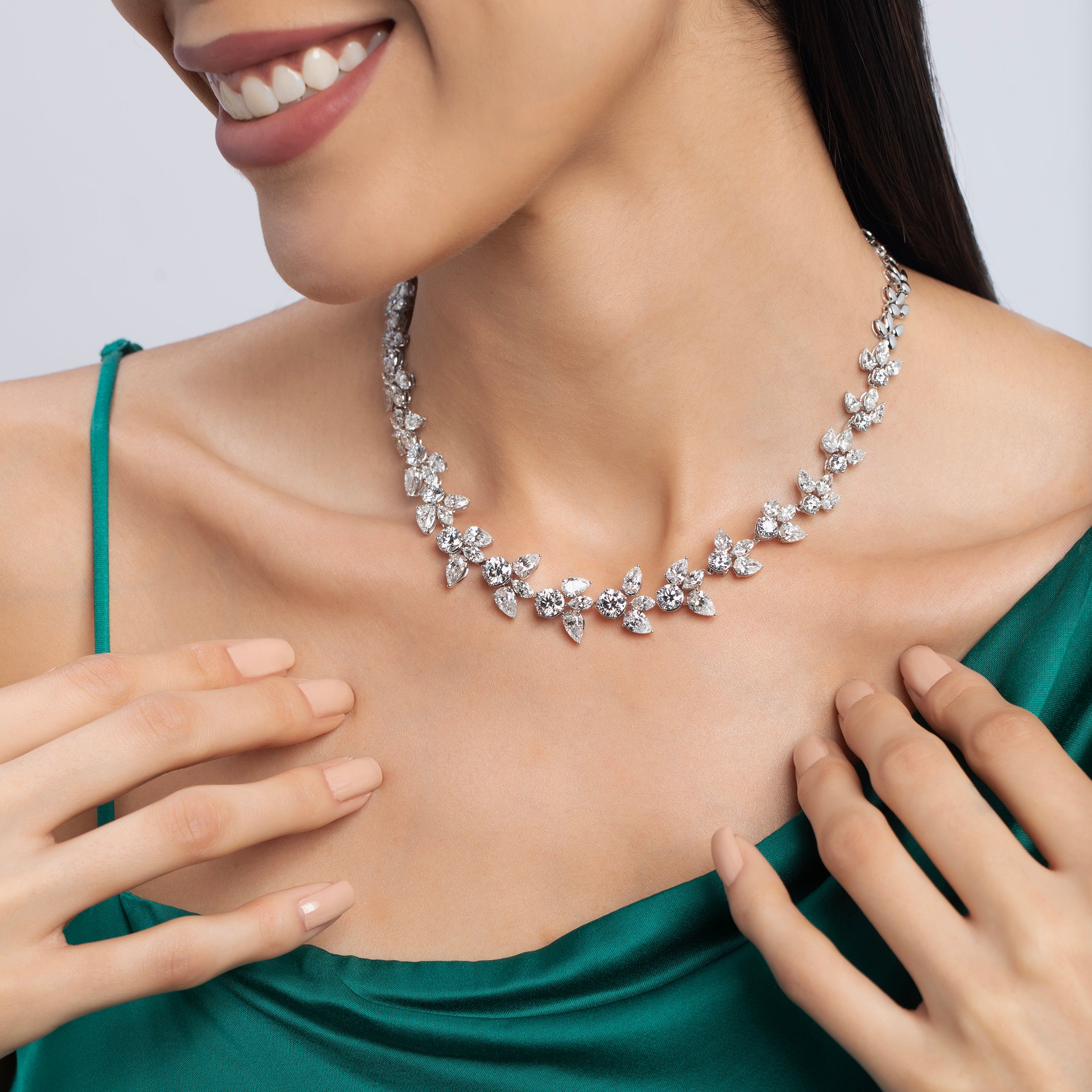 lab diamond necklace- Crash Club by CKC