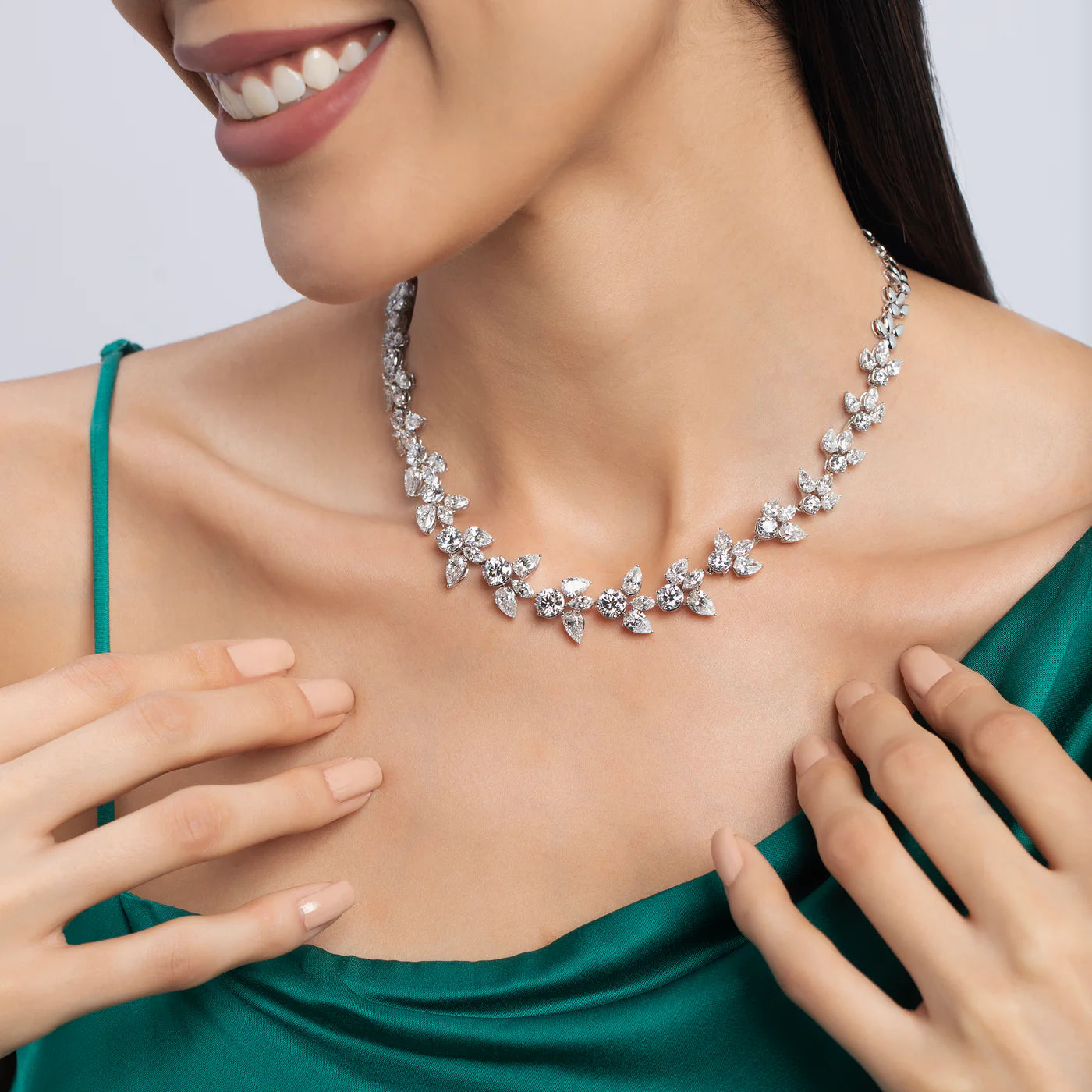 lab diamond necklace- Crash Club by CKC