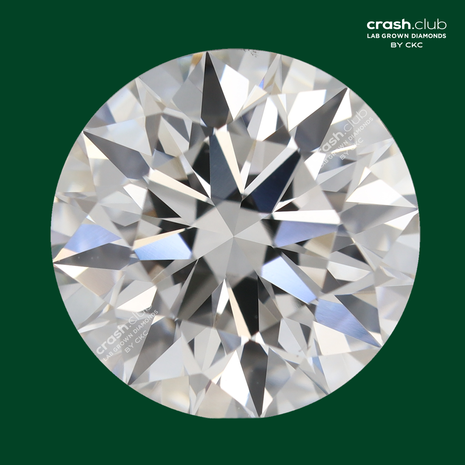 Round Brilliant Cut 3.02 Carats Lab Grown Diamond | SKU: 0019715858 - crash.club by CKC