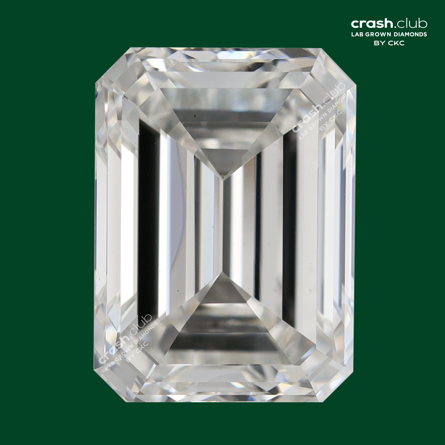 Emerald Cut 2 Carat Lab Grown Diamond | SKU: 0019715896 - crash.club by CKC