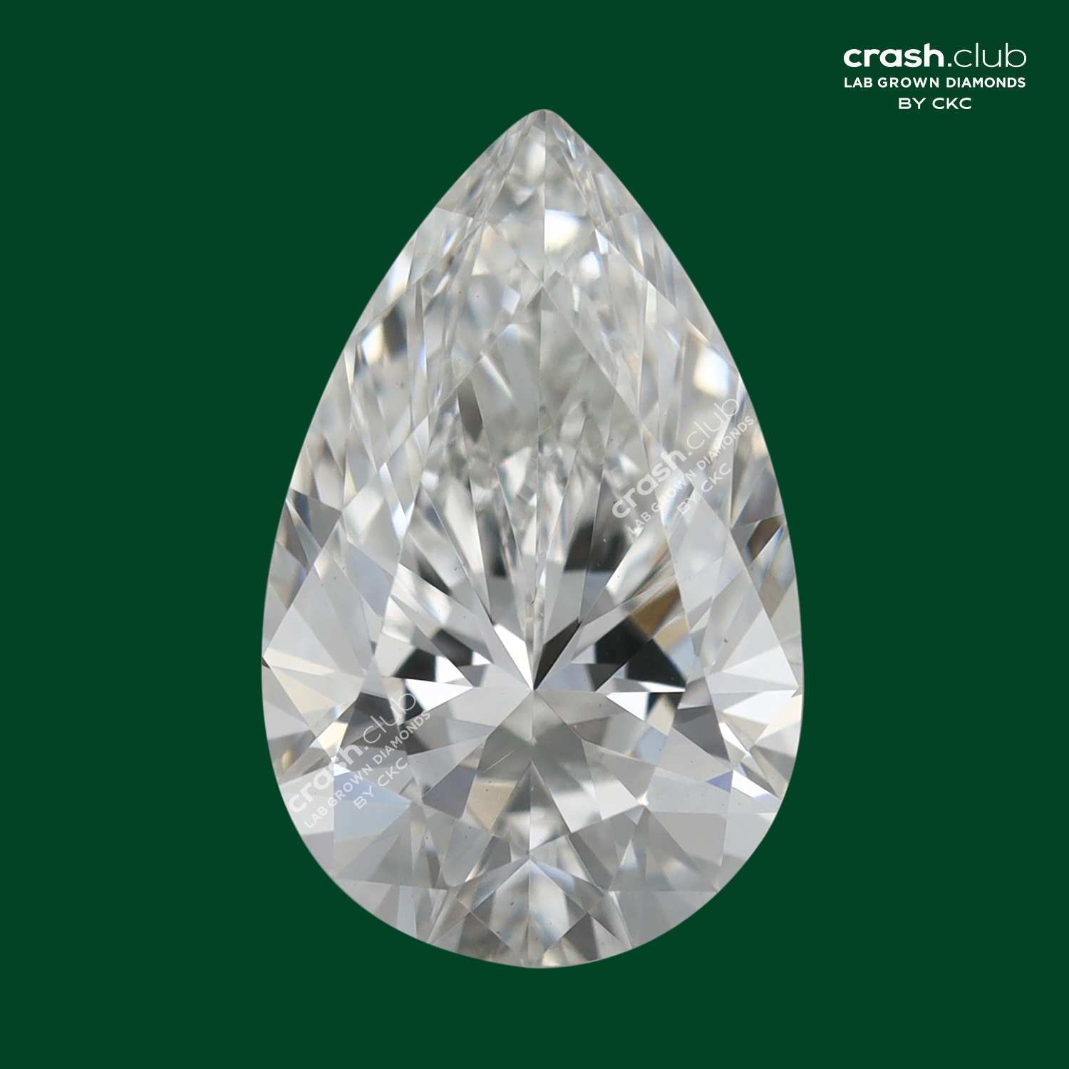 Pear Cut 1.01 Carats Lab-Grown Diamond | SKU: 0019715933 - crash.club by CKC