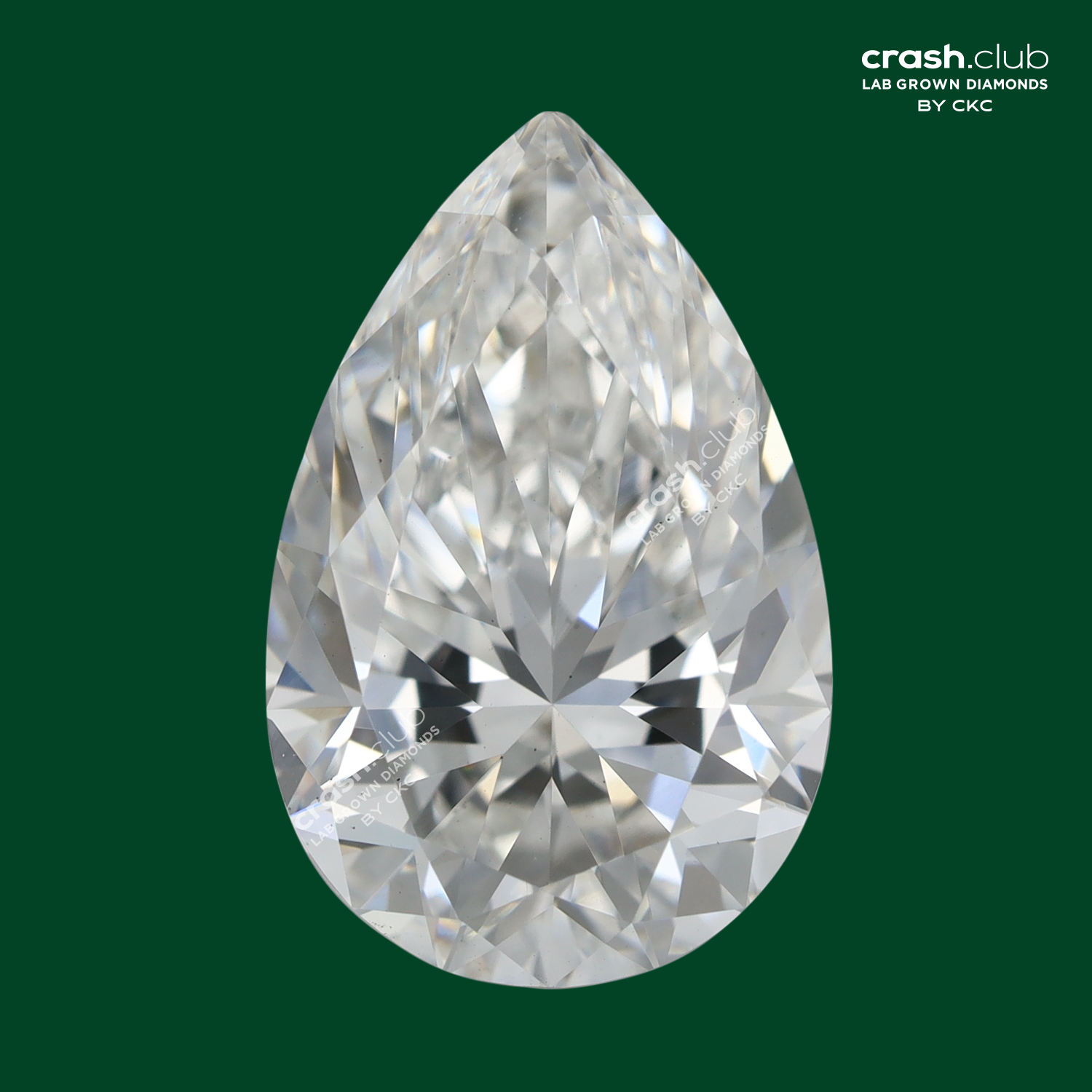 Pear Cut 2.01 Carats Lab Grown Diamond | SKU: 0019715940 - crash.club by CKC