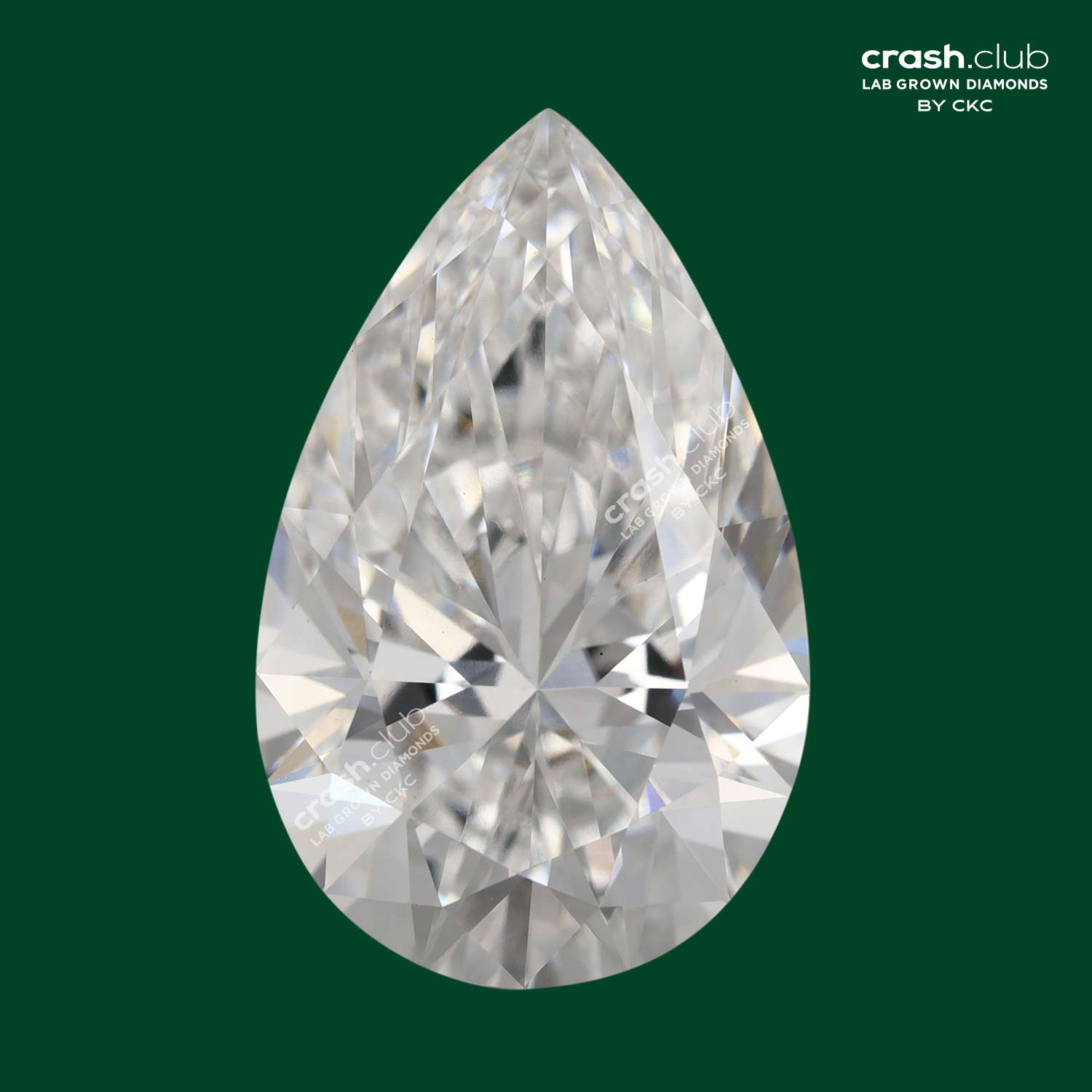 Pear Cut 4.02 Carats Lab Grown Diamond | SKU: 0019715964 - crash.club by CKC