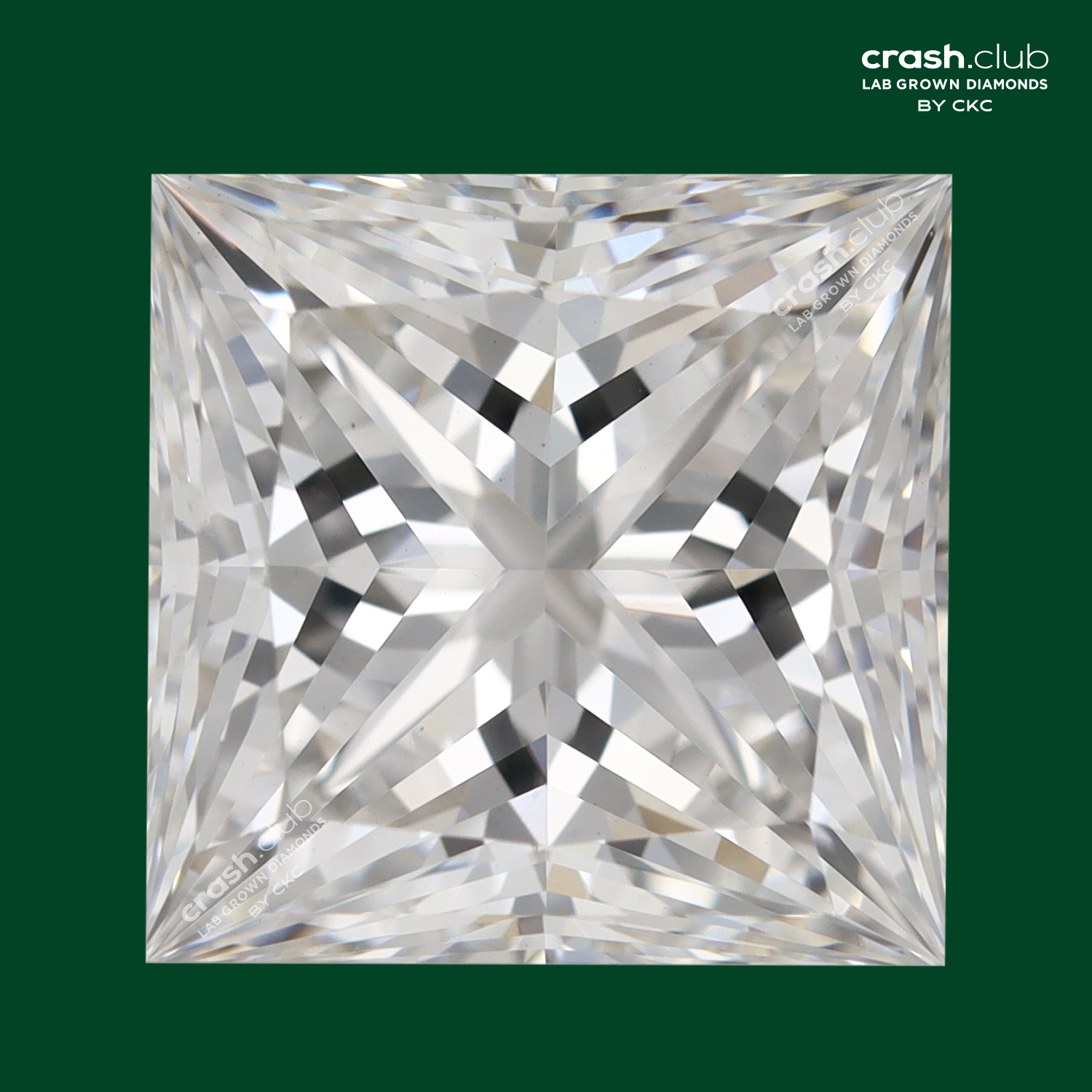 Princess Cut 2.03 Carats Lab Grown Diamond | SKU: 0019715995 - crash.club by CKC