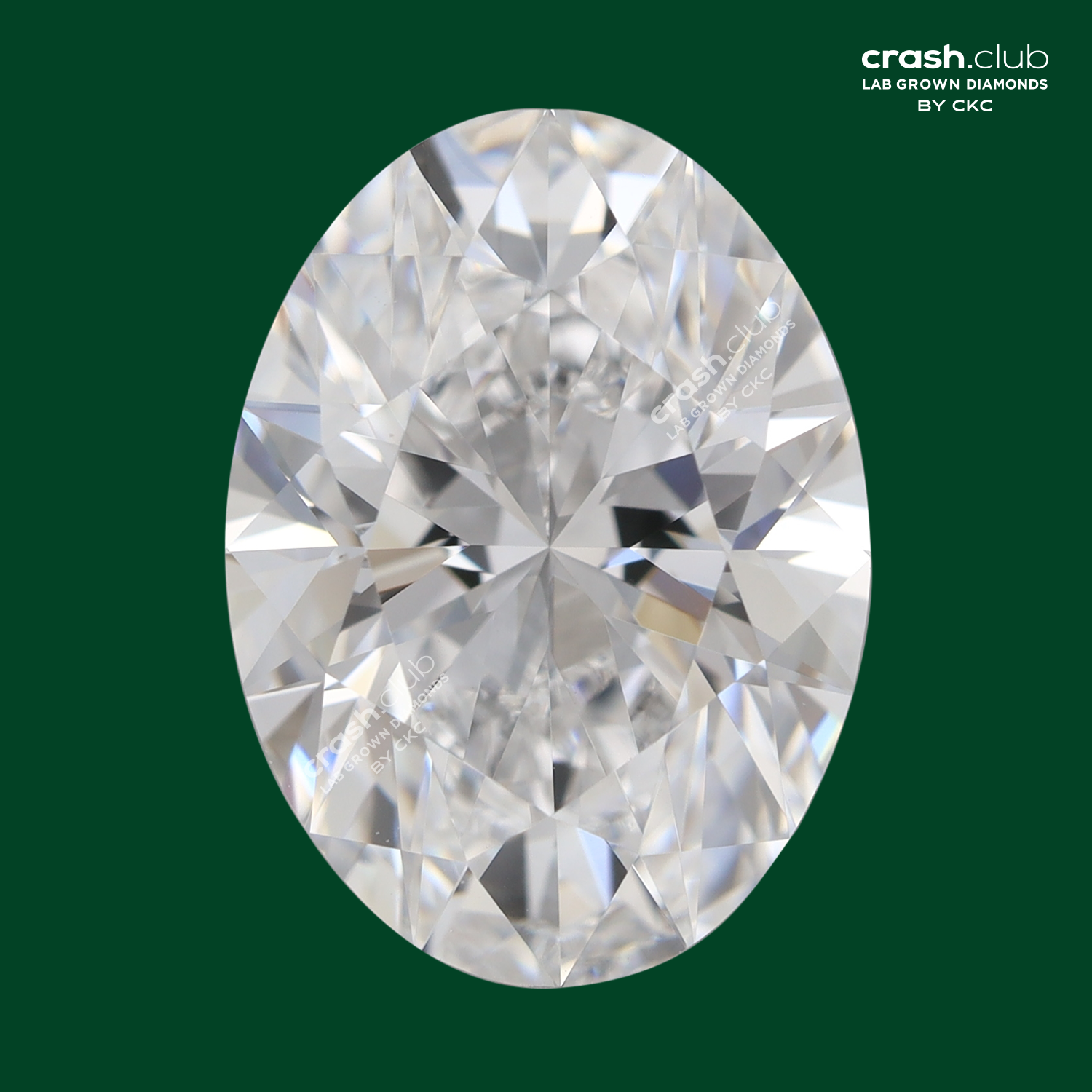 Oval Cut 2 Carats Lab Grown Diamond | SKU: 0019716046 - crash.club by CKC