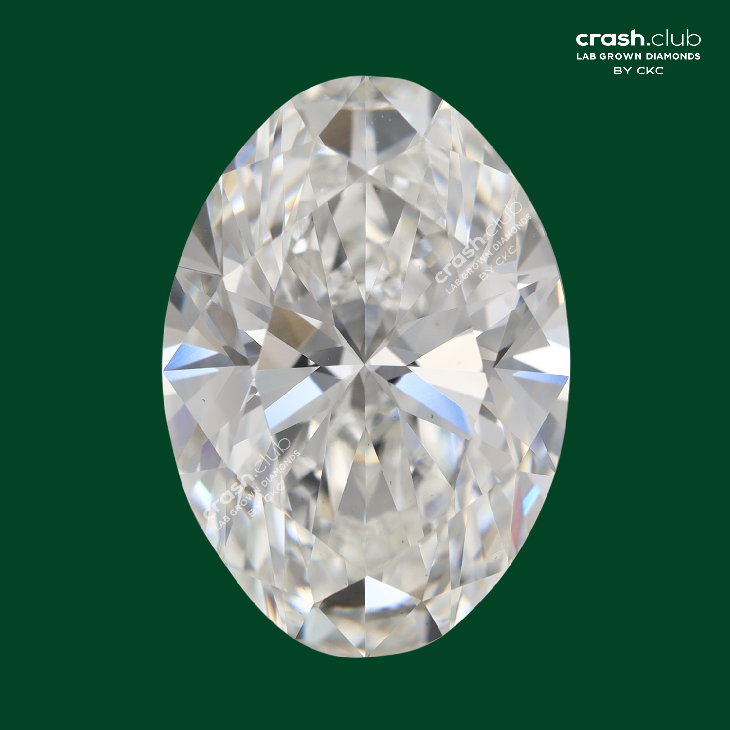Oval Cut 3.06 Carats Lab Grown Diamond | SKU: 0019716053 - crash.club by CKC