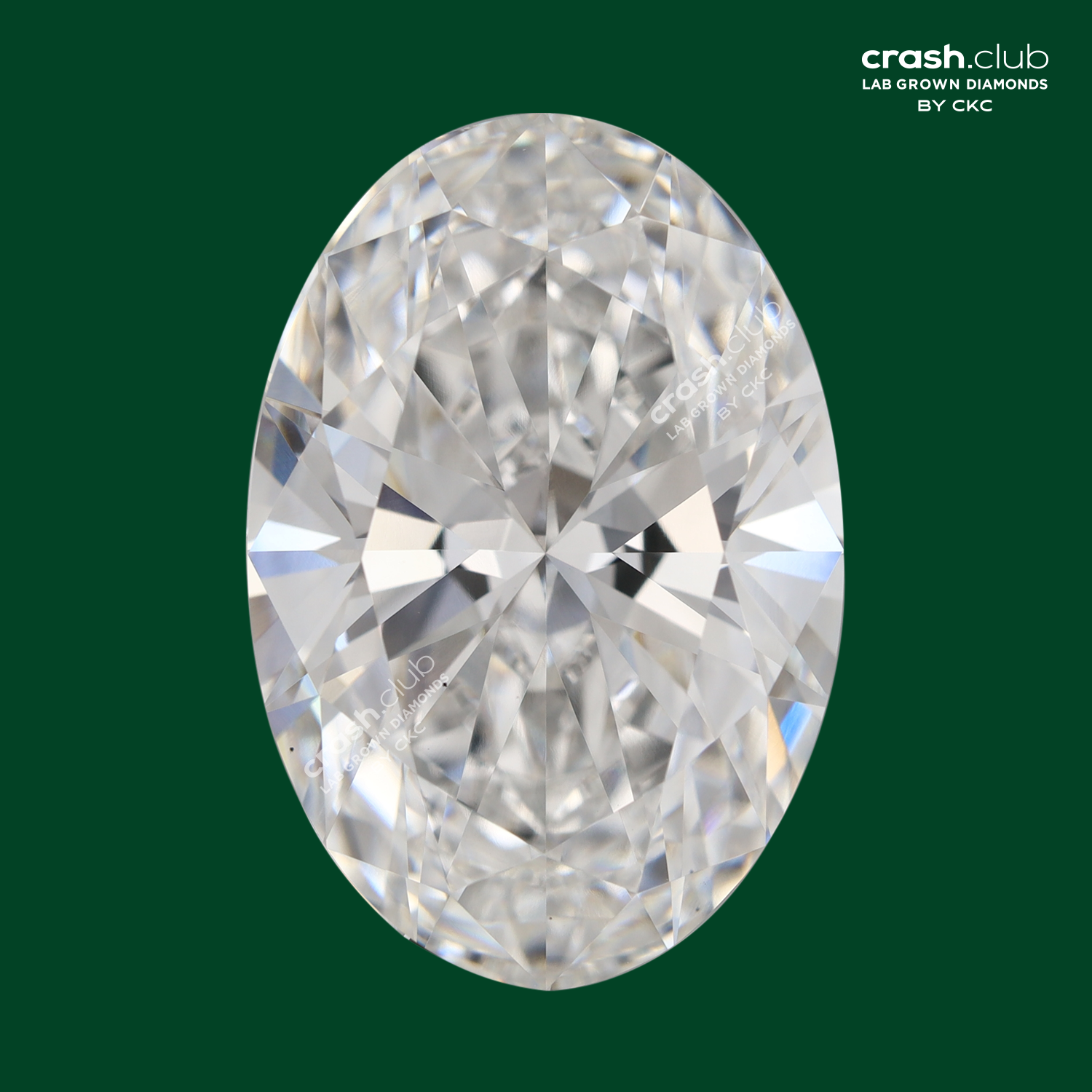 Oval Cut 5.05 Carats Lab Grown Diamond | SKU: 0019716077 - crash.club by CKC